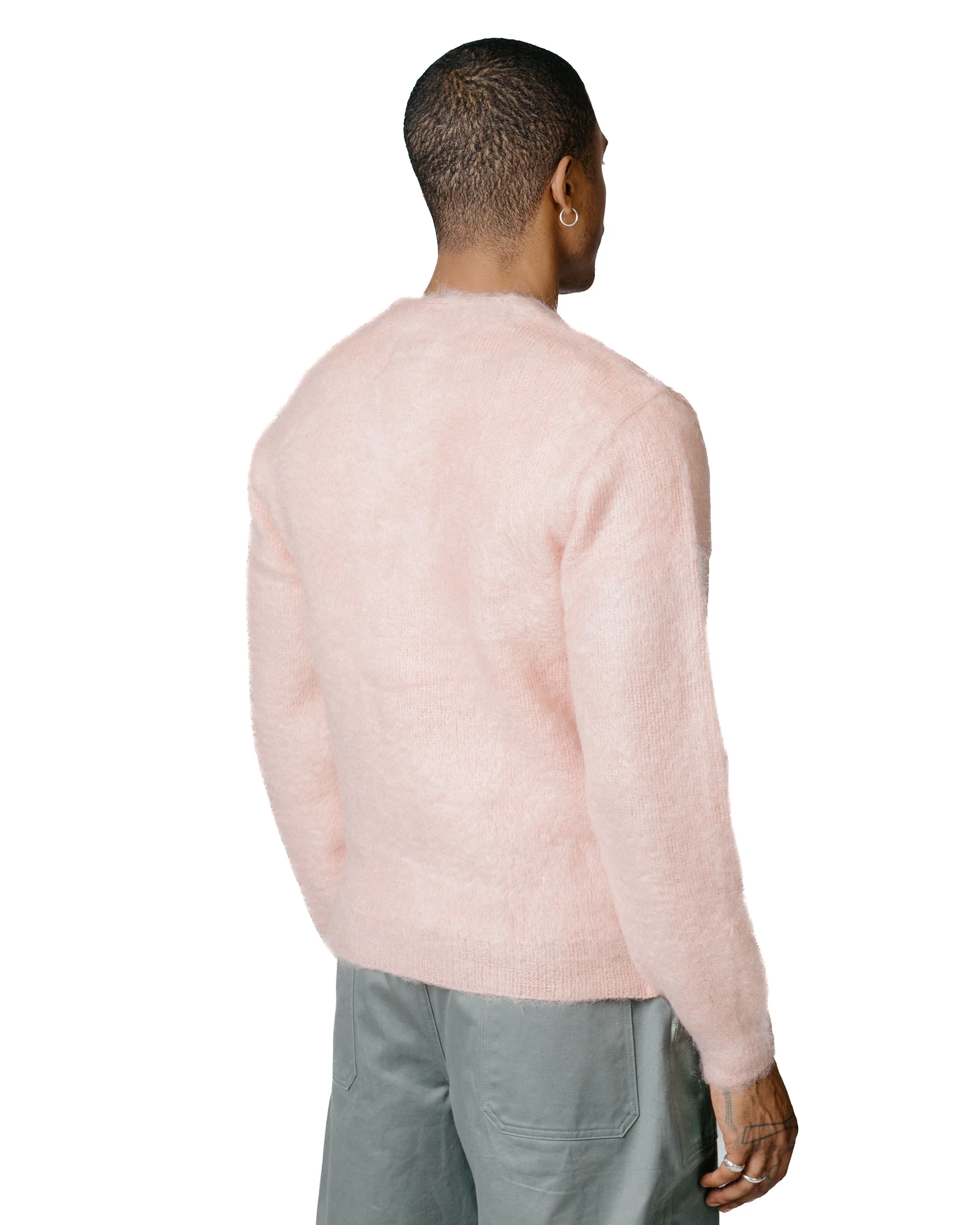 The Real McCoy's MC19103 JM Mohair Cardigan Flamingo - Image 3