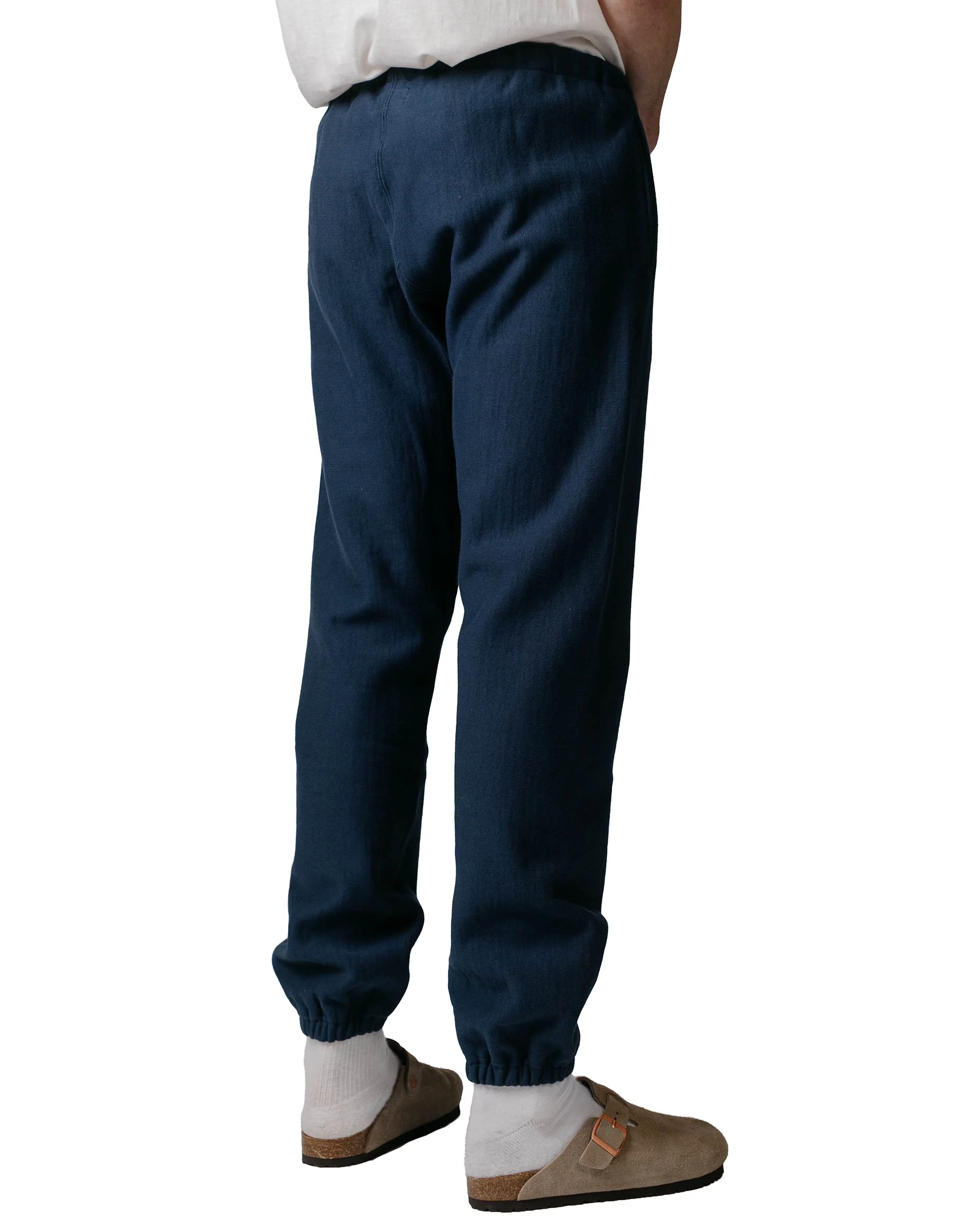 The Real McCoy's MC20115 Heavyweight Sweatpants Navy - Image 3