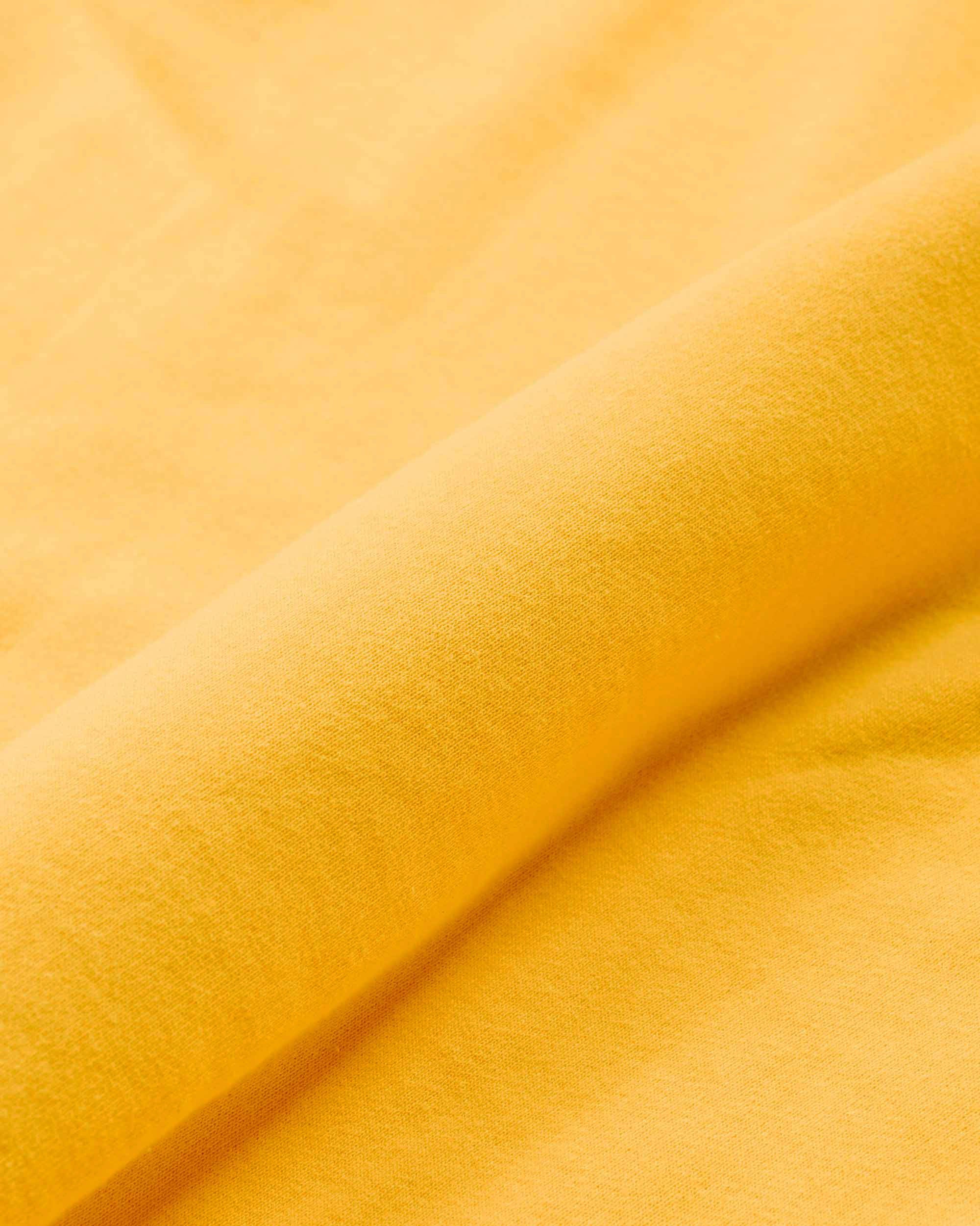 The Real McCoy's MC21018 9oz. Loopwheel Raglan Sleeve Sweatshirt Yellow - Image 5
