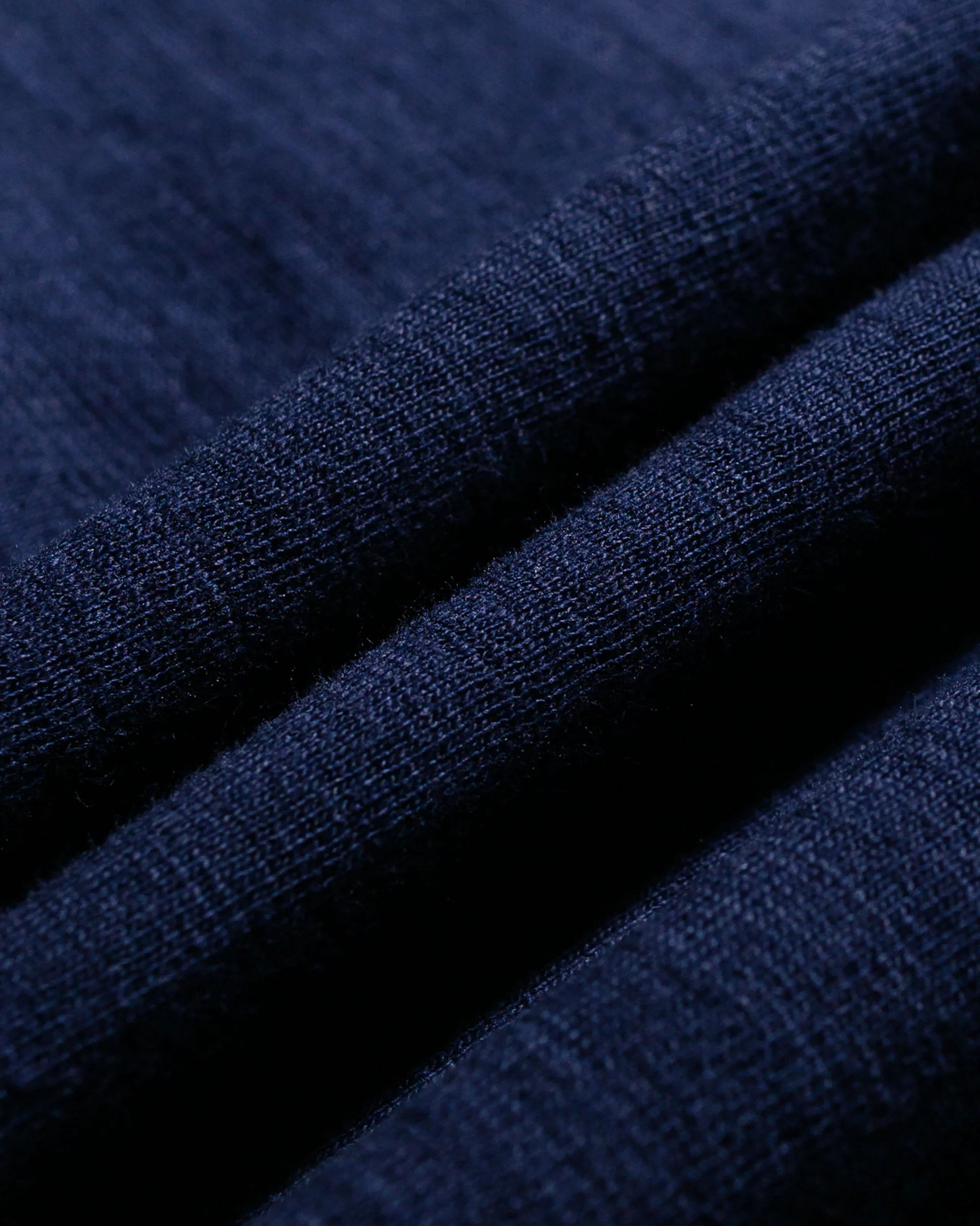 The Real McCoy's MC21109 Athletic L/S T-Shirt / Loop-Wheel Navy - Image 5