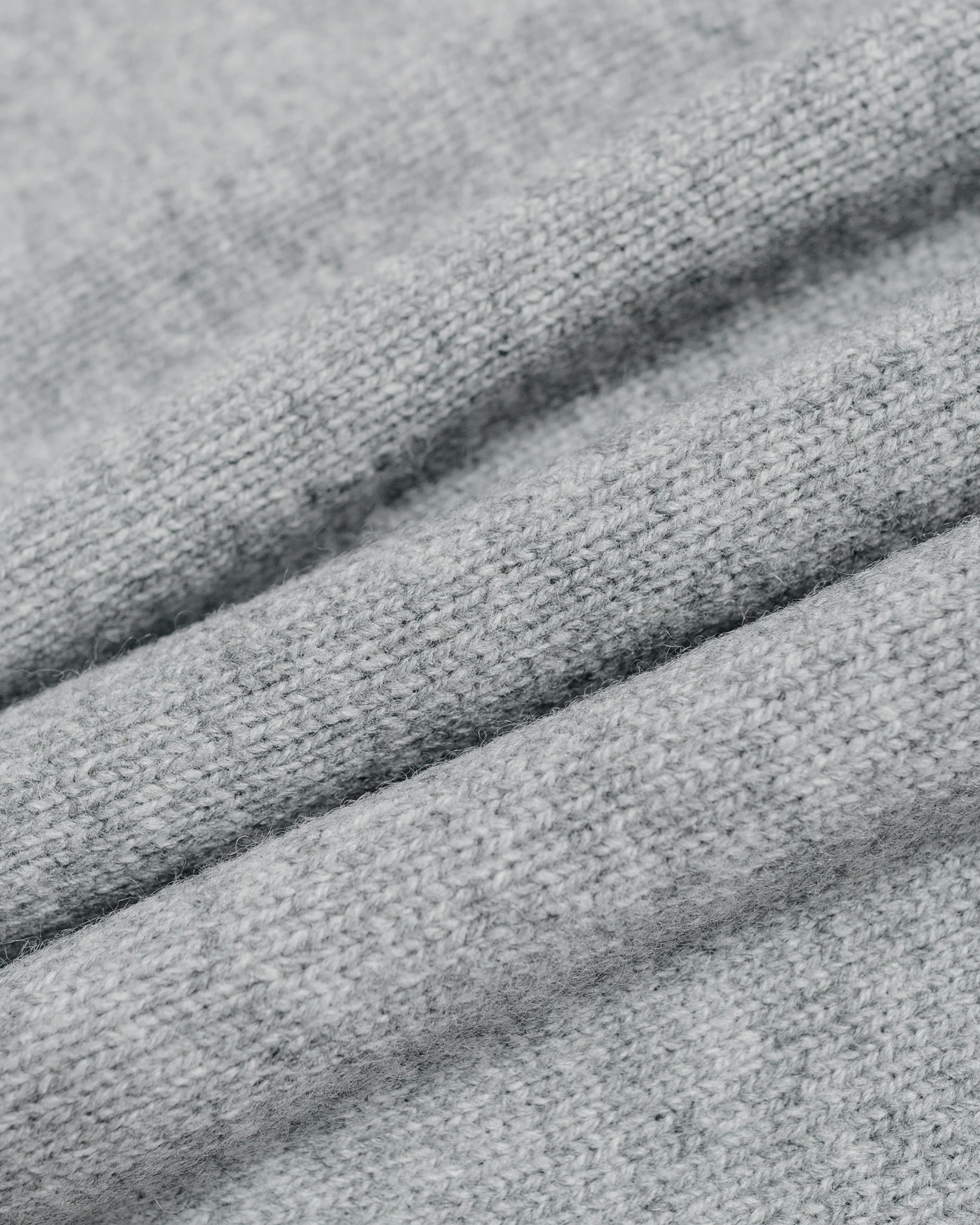The Real McCoy's MC21114 Wool Crewneck Sweater Grey - Image 5