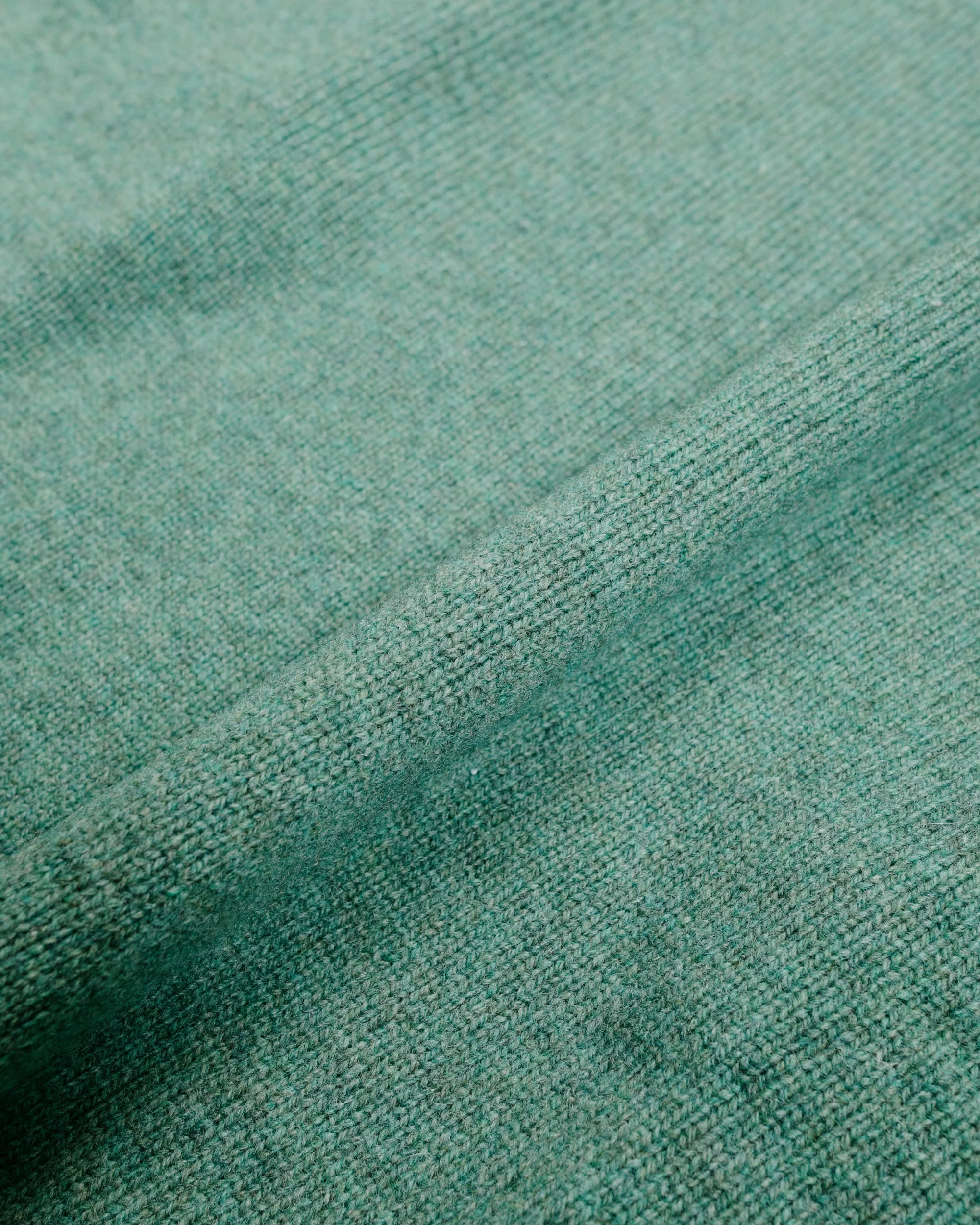 The Real McCoy's MC21114 Wool Crewneck Sweater Kelly Green - Image 5