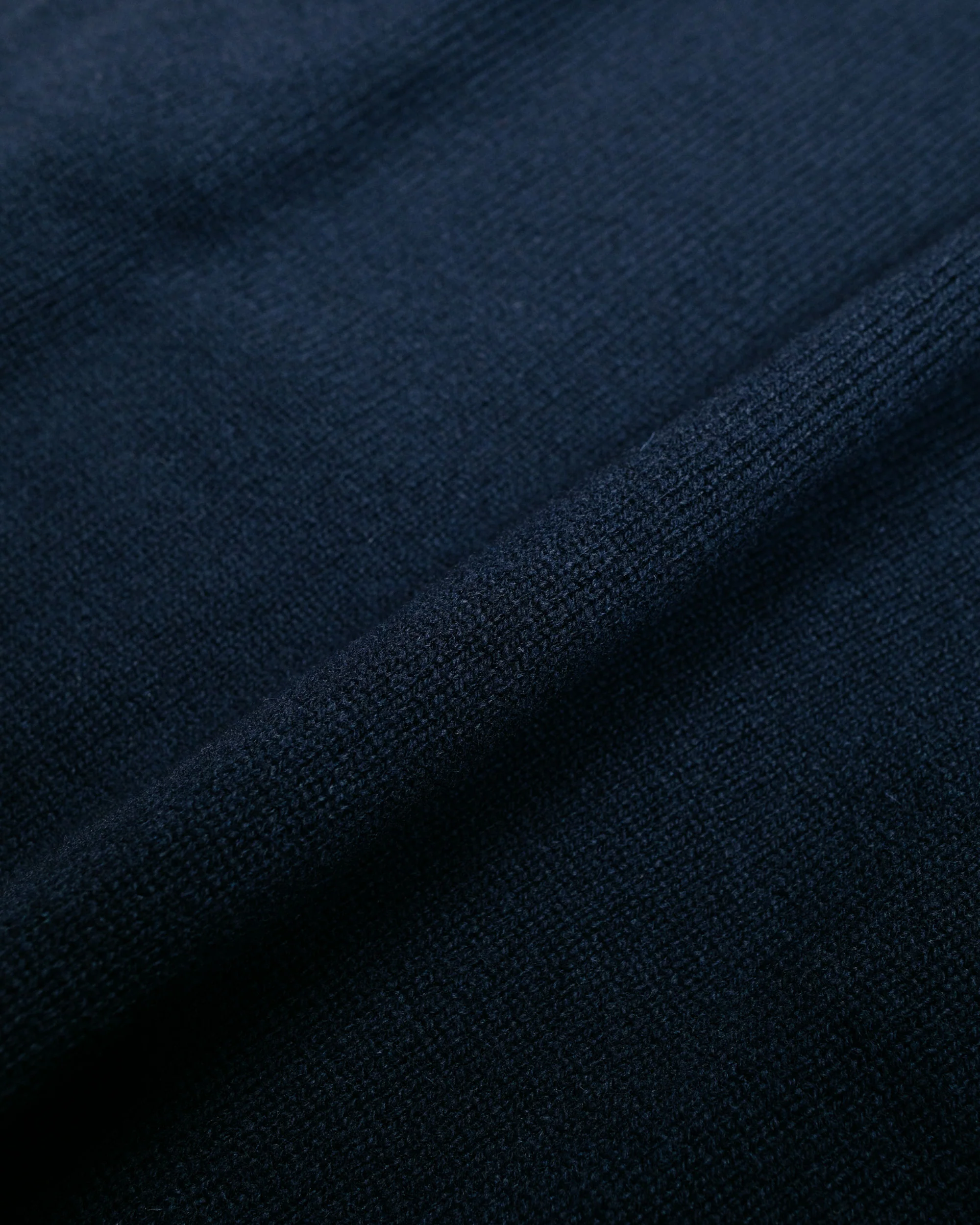 The Real McCoy's MC21114 Wool Crewneck Sweater Navy - Image 5