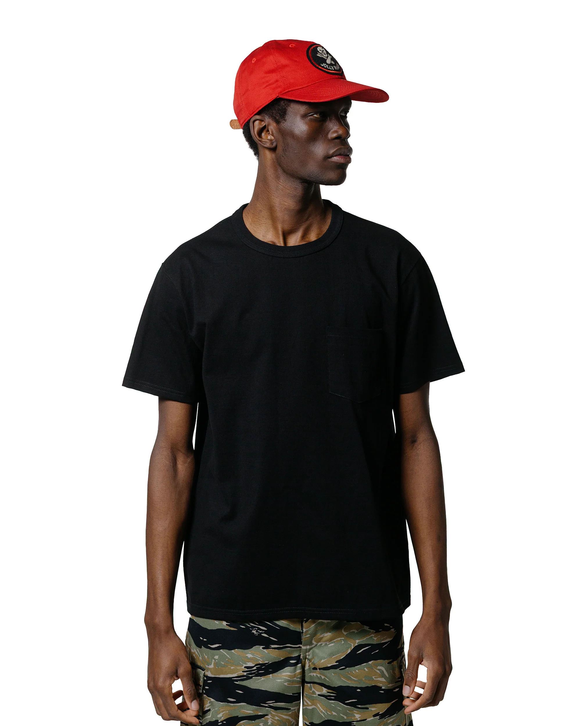The Real McCoy's MC22006 Pocket Tee Black - Image 2