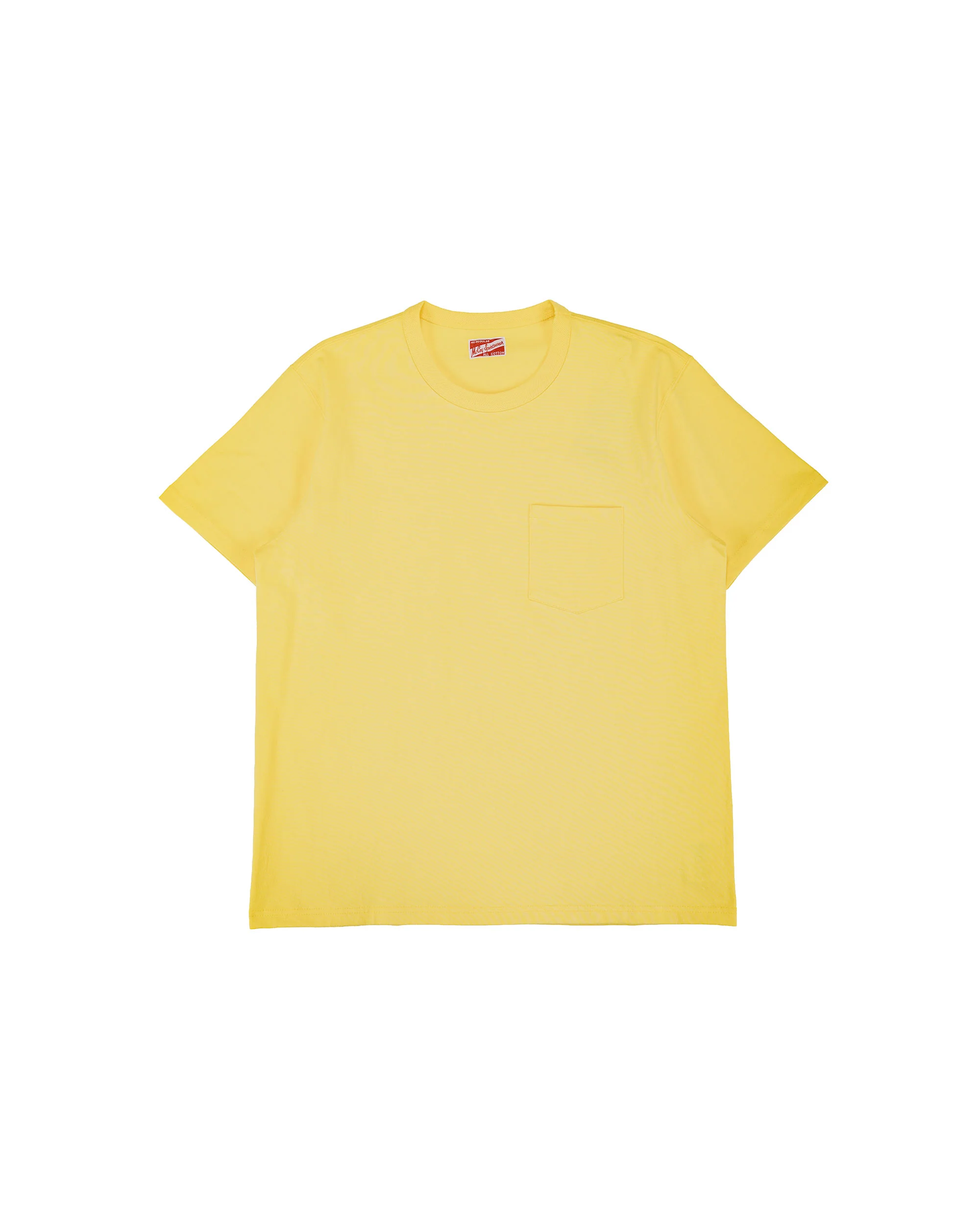 The Real McCoy's MC22006 Pocket Tee Canary