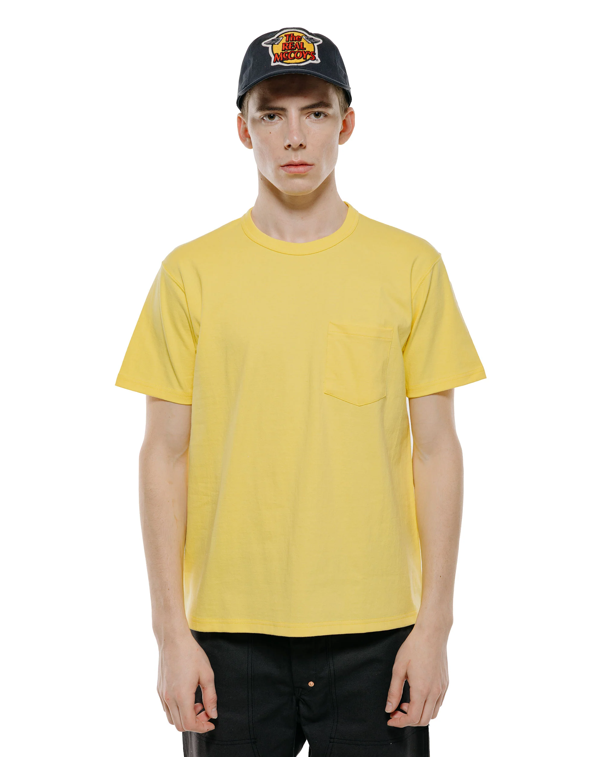 The Real McCoy's MC22006 Pocket Tee Canary - Image 2