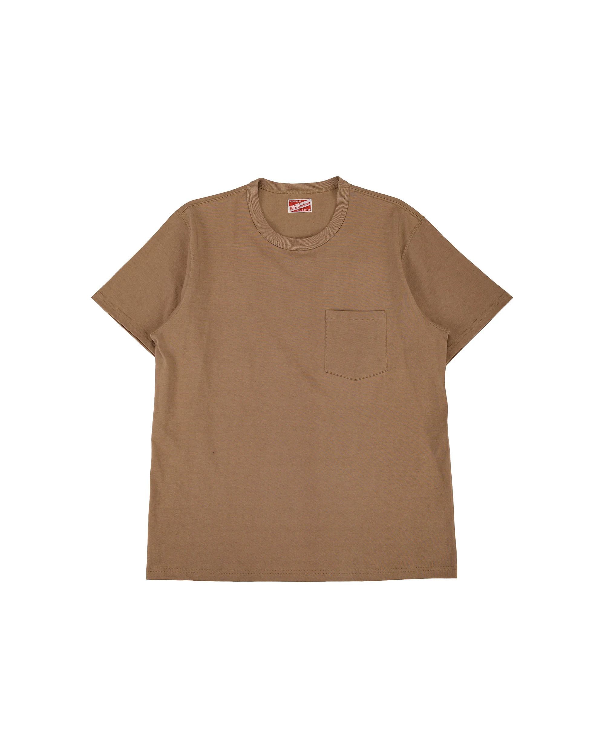 The Real McCoy's MC22006 Pocket Tee Chestnut