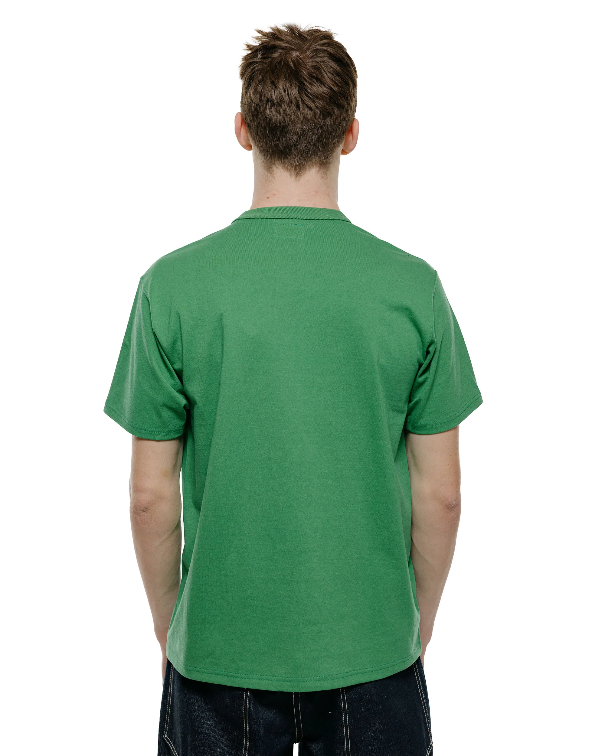 The Real McCoy's MC22006 Pocket Tee Kelly Green - Image 3