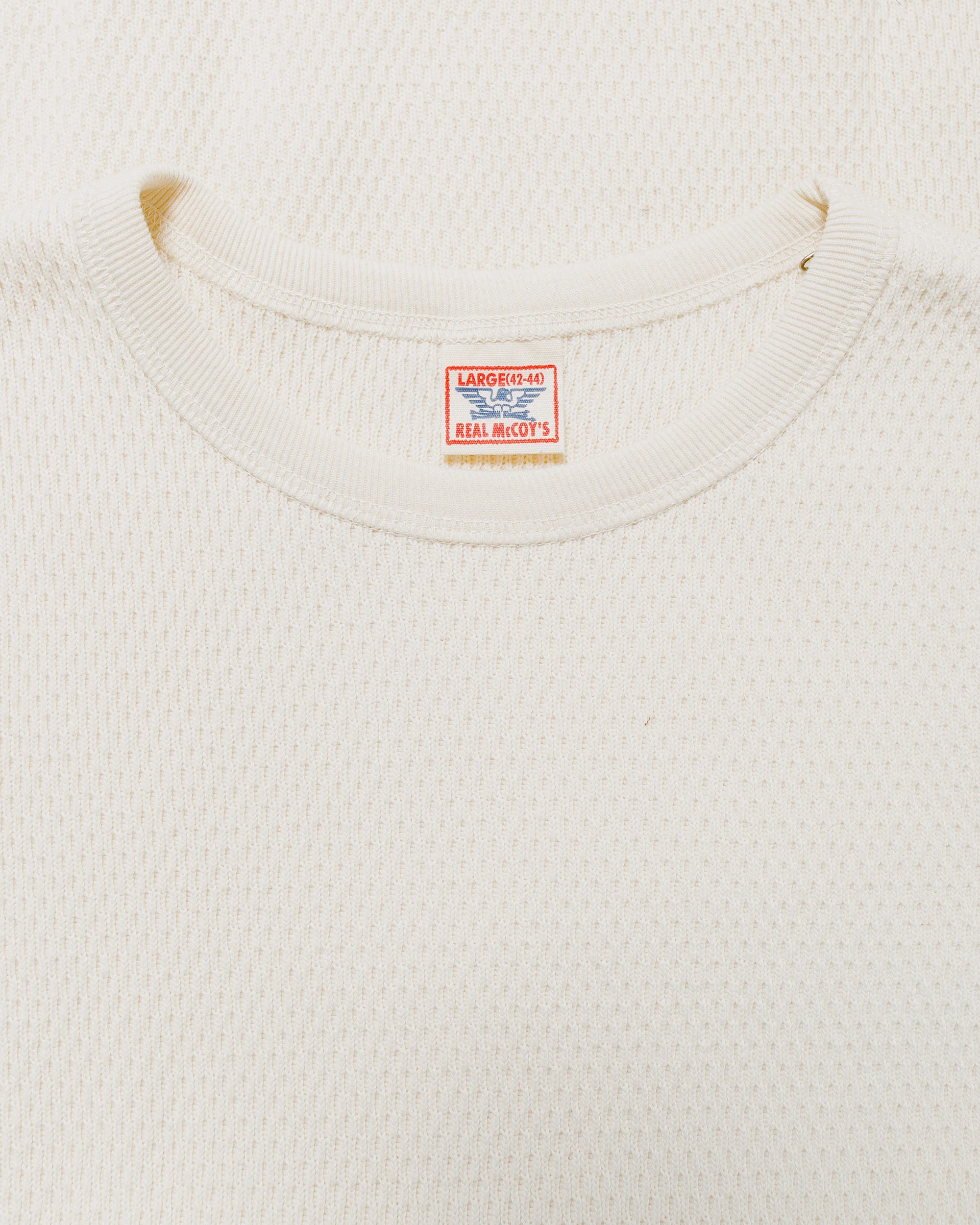 The Real McCoy's MC22109 U.S. Army Military Thermal Shirt Milk - Image 4