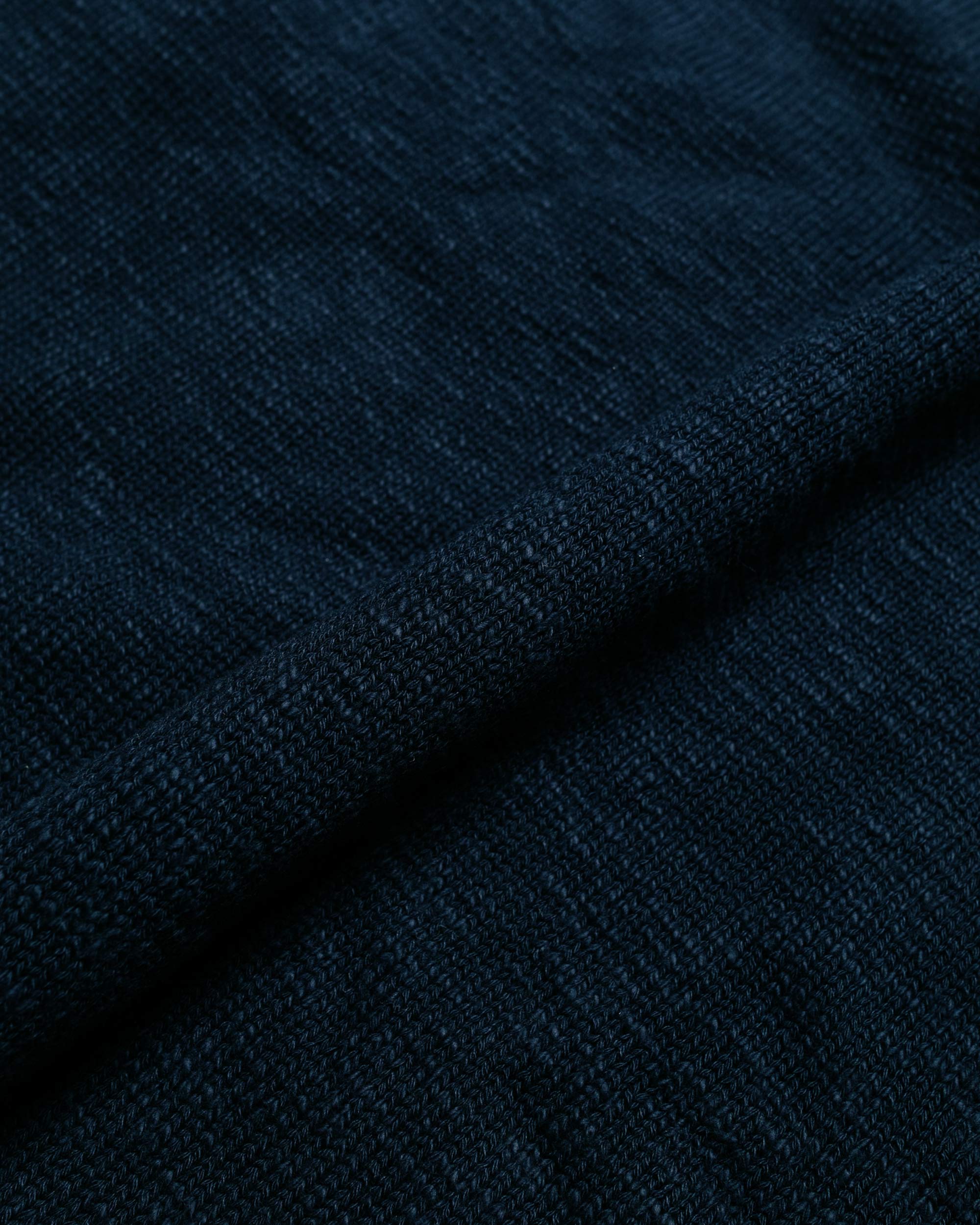 The Real McCoy's MC23014 Cotton Crewneck Sweater Ink Blue - Image 5