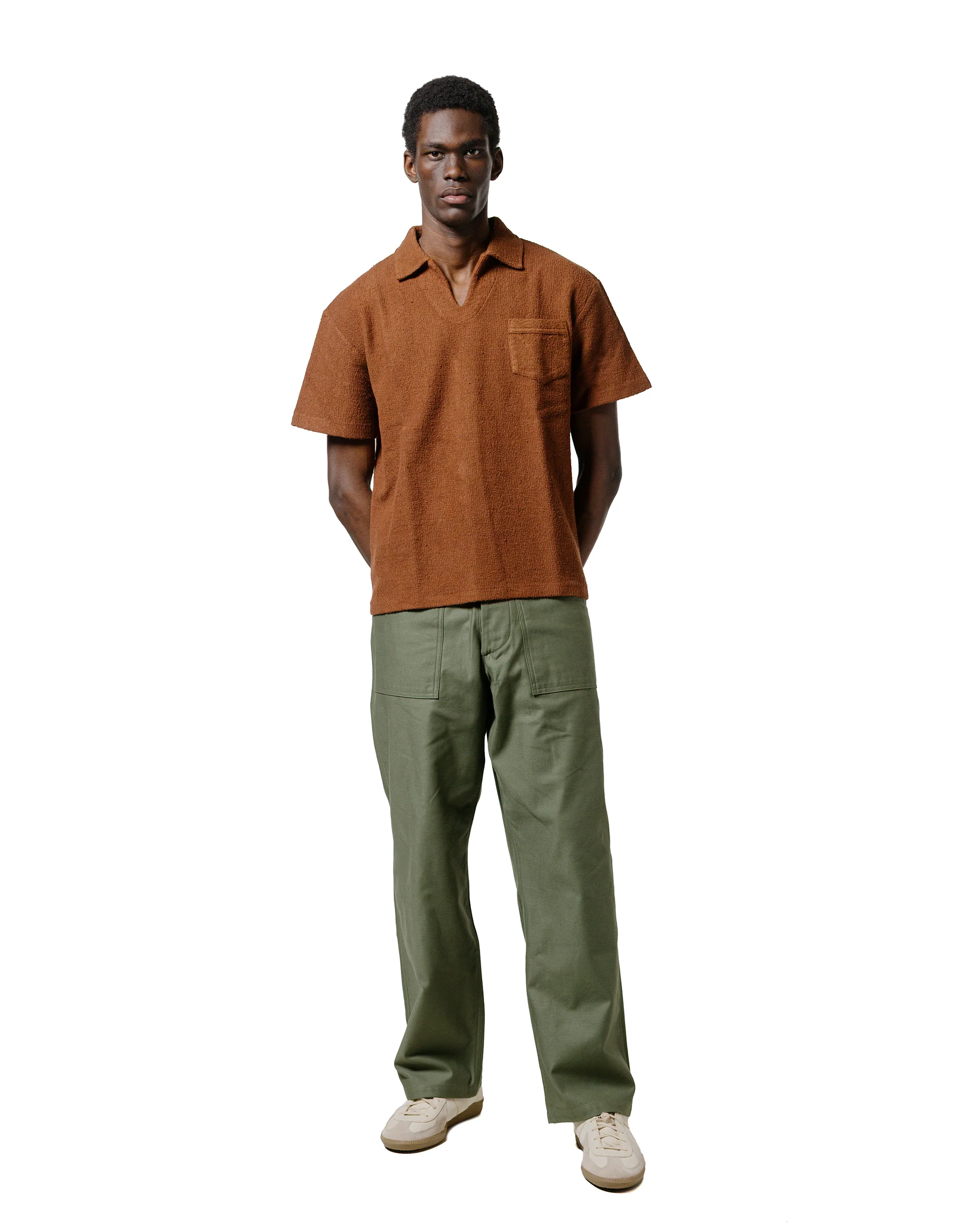 The Real McCoy's MC23017 Cotton Pile Skipper Brown - Image 3