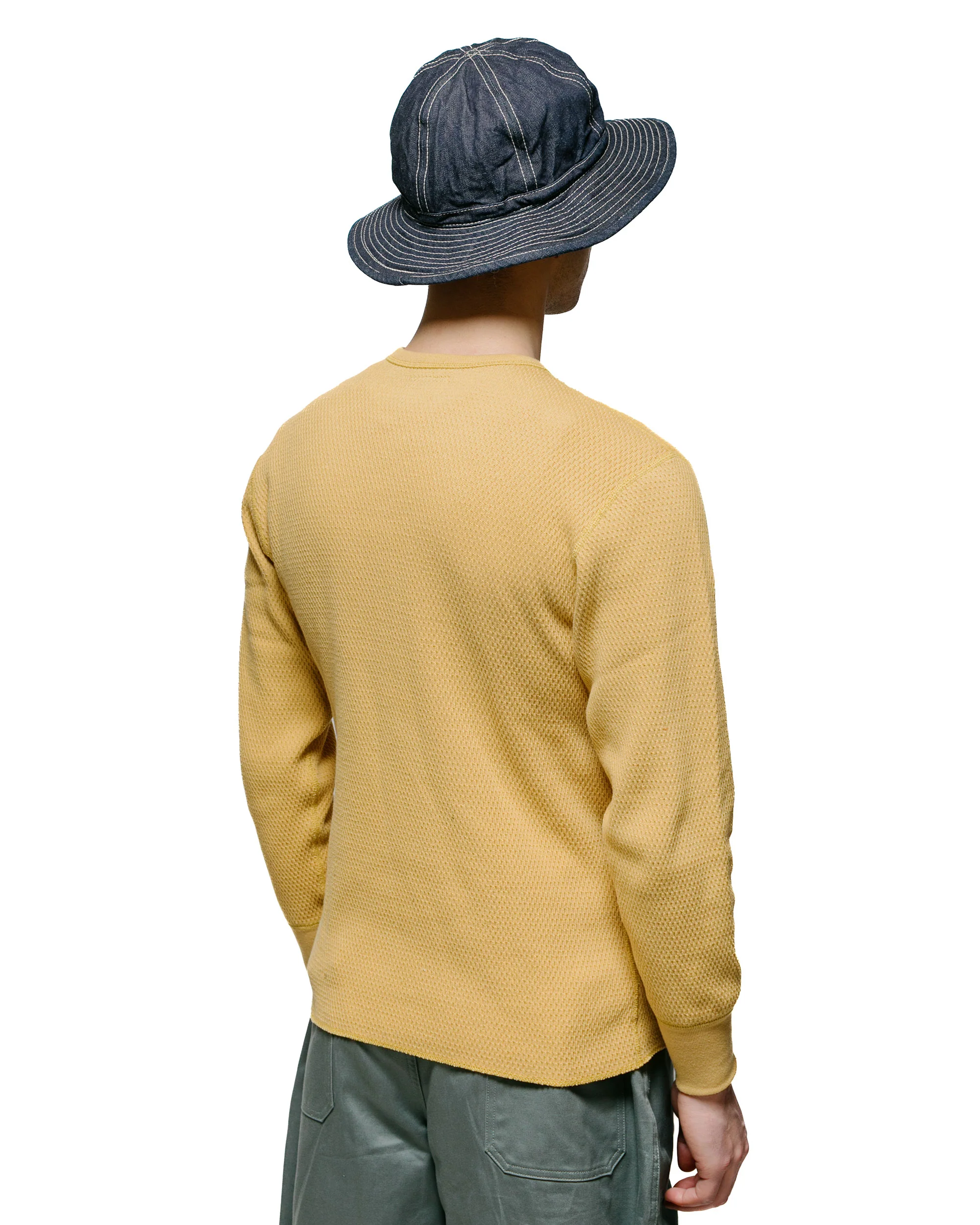 The Real McCoy's MC23115 Honeycomb Thermal Shirt Corn - Image 3