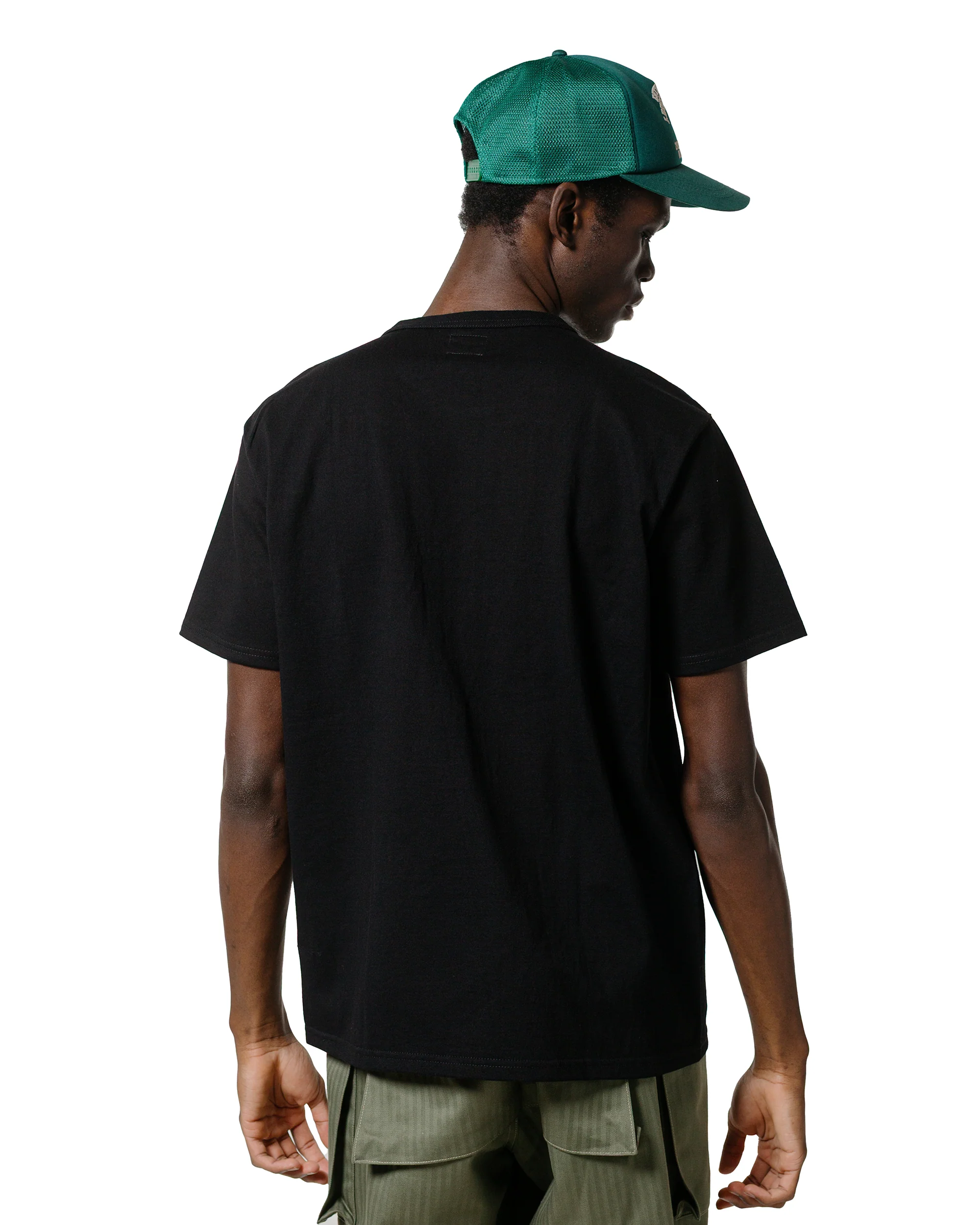 The Real McCoy's MC24004 The Real McCoy's Logo Tee S/S Black - Image 3