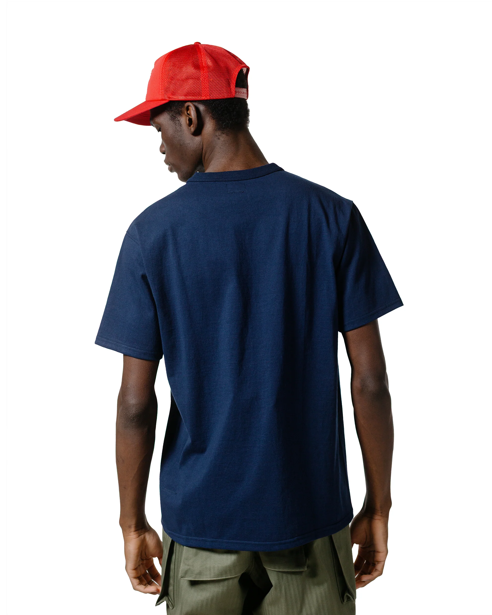 The Real McCoy's MC24004 The Real McCoy's Logo Tee S/S Navy - Image 3
