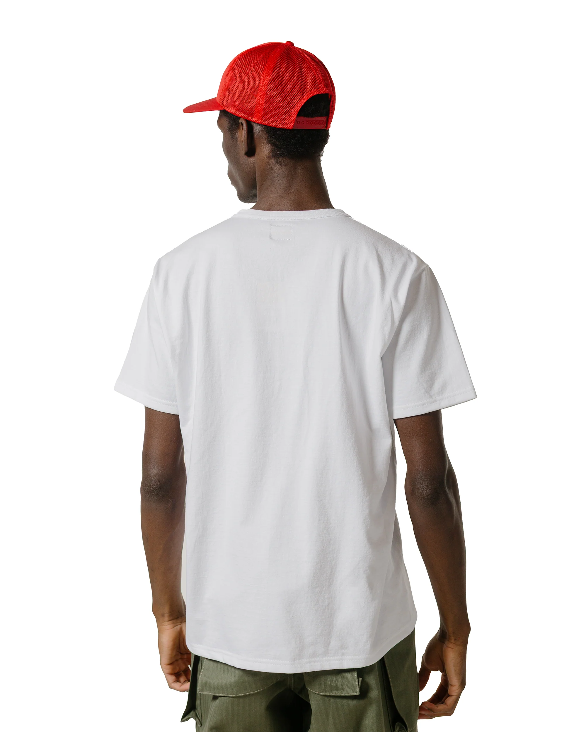 The Real McCoy's MC24004 The Real McCoy's Logo Tee S/S White - Image 3