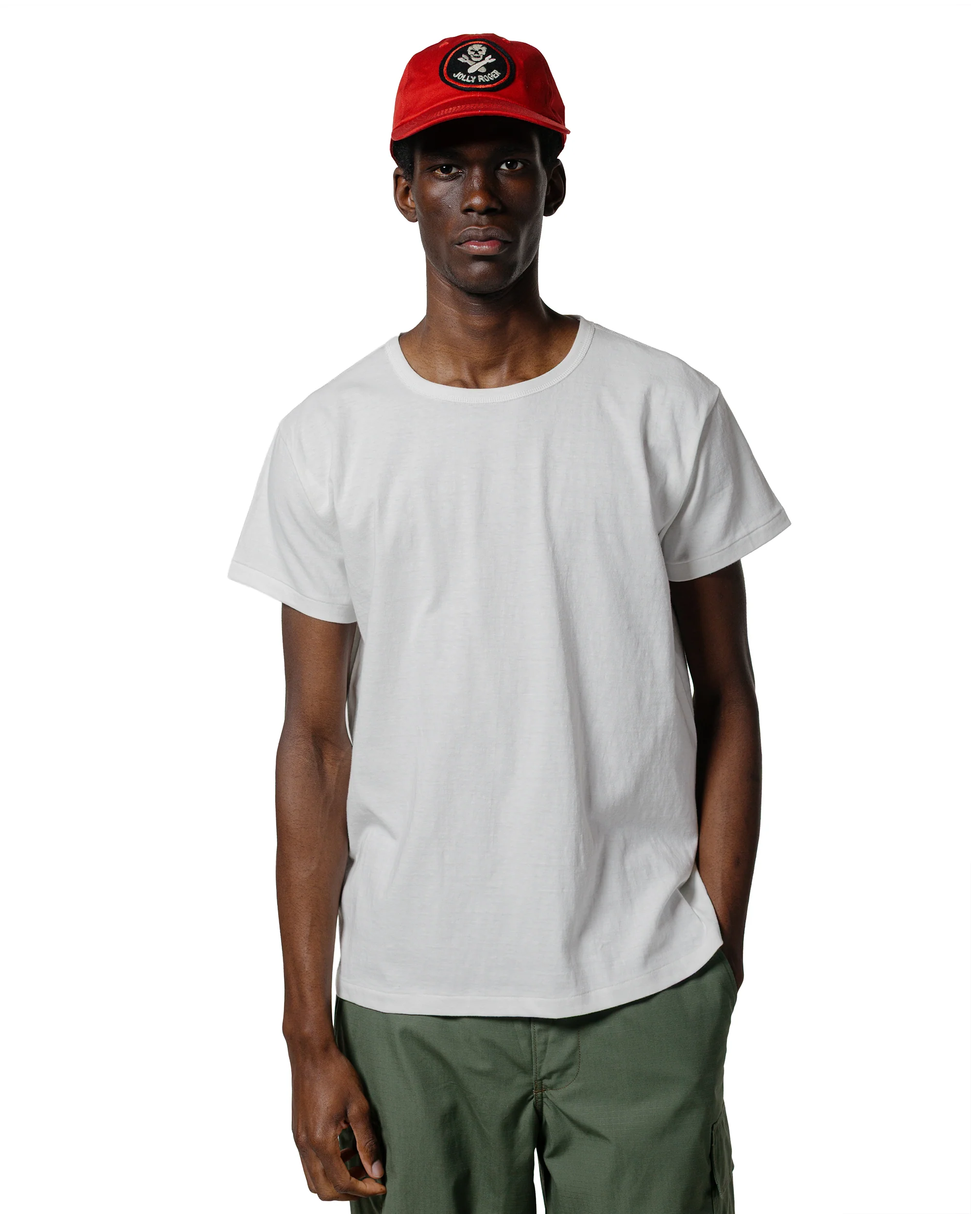 The Real McCoy's MC24014 Undershirt, Cotton, Summer White - Image 2