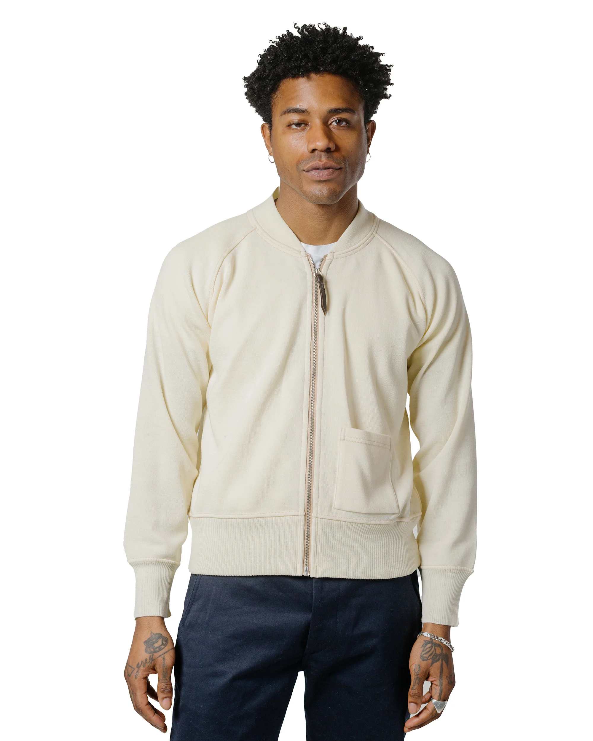 The Real McCoy's MC24106 Winter Aviation Sweater Ecru - Image 2