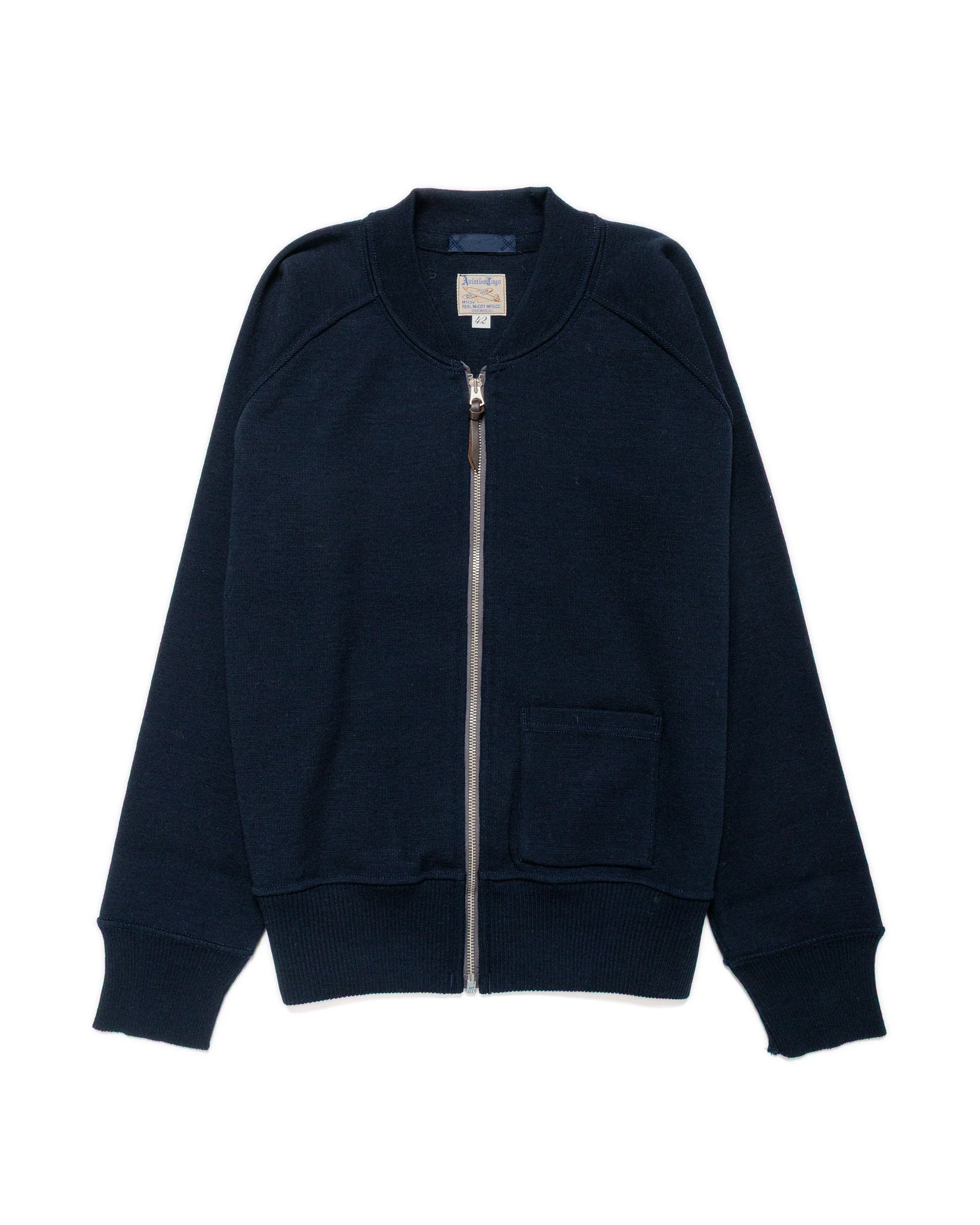 The Real McCoy's MC24106 Winter Aviation Sweater Navy