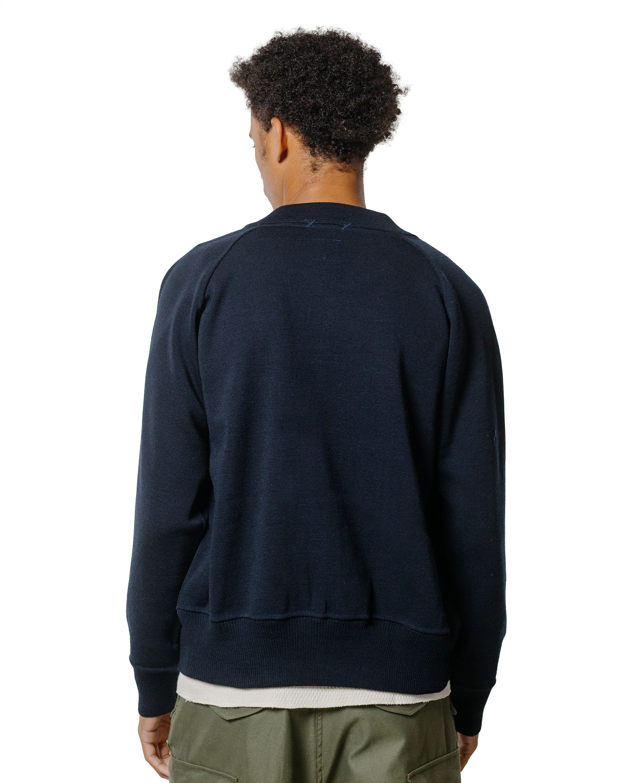The Real McCoy's MC24106 Winter Aviation Sweater Navy - Image 3