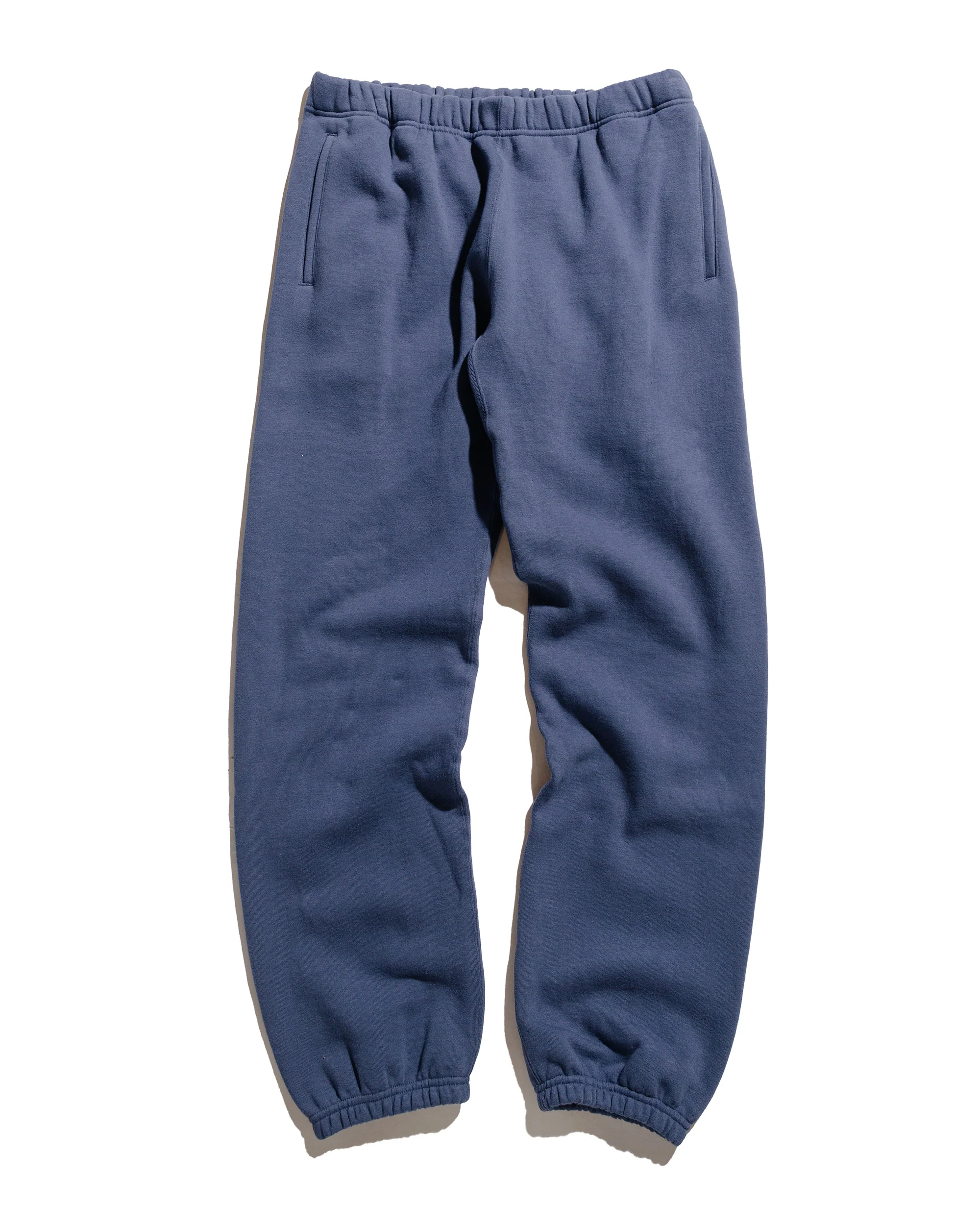 The Real McCoy's MC24116 10 Oz. Loopwheel Sweat Pants MQ Navy