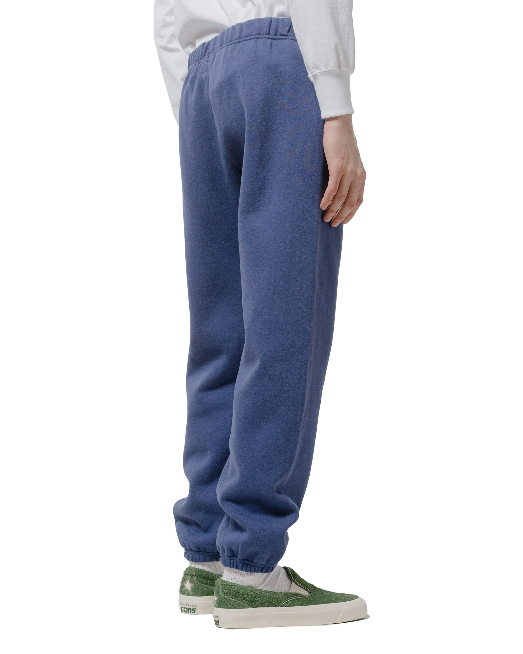 The Real McCoy's MC24116 10 Oz. Loopwheel Sweat Pants MQ Navy - Image 3
