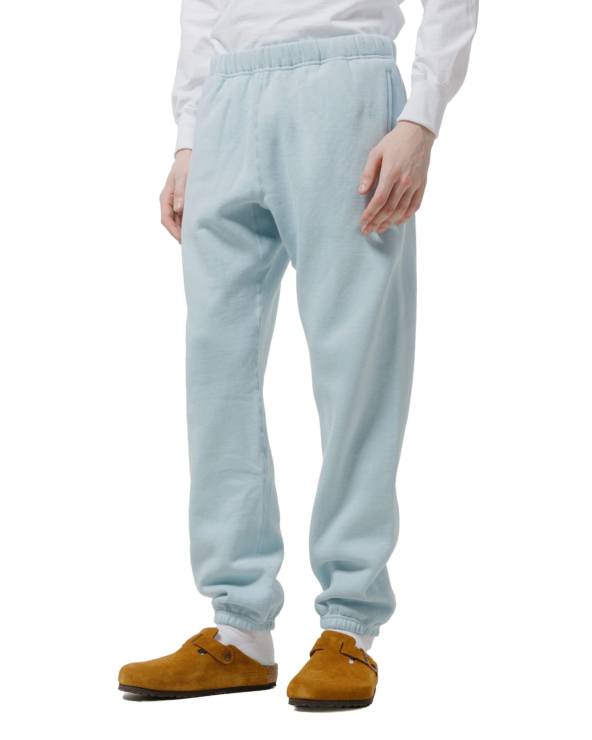 The Real McCoy's MC24116 10 Oz. Loopwheel Sweat Pants Saxe - Image 2