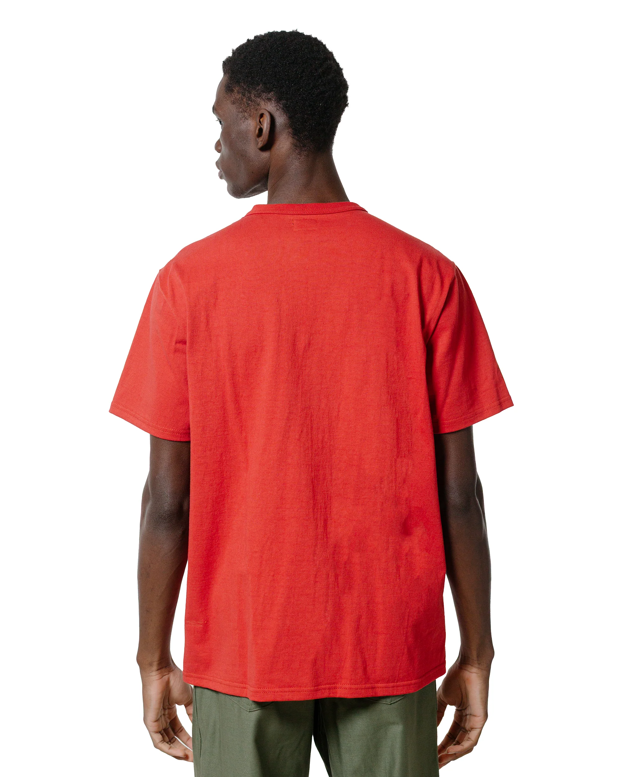 The Real McCoy's MC25003 Military Tee / Jolly Roger, Key Field Cherry - Image 3