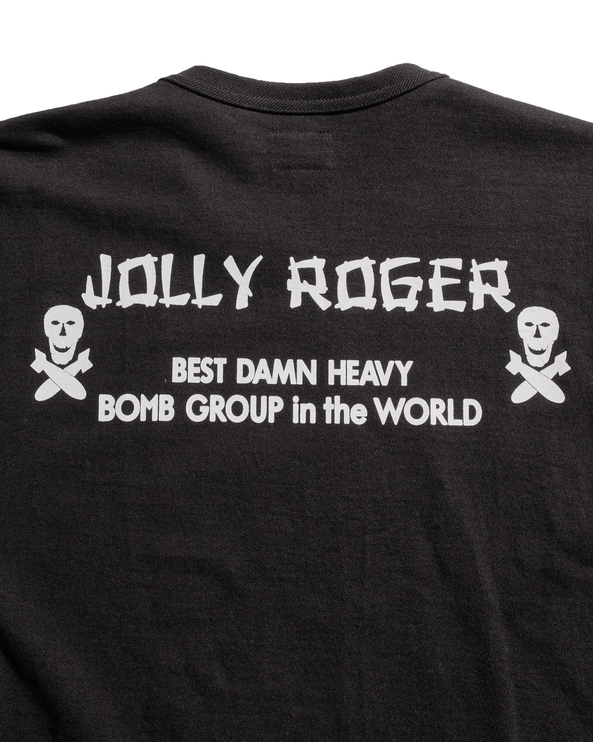 The Real McCoy's MC25004 Military Tee / Jolly Roger, Best Damn Group Black - Image 4