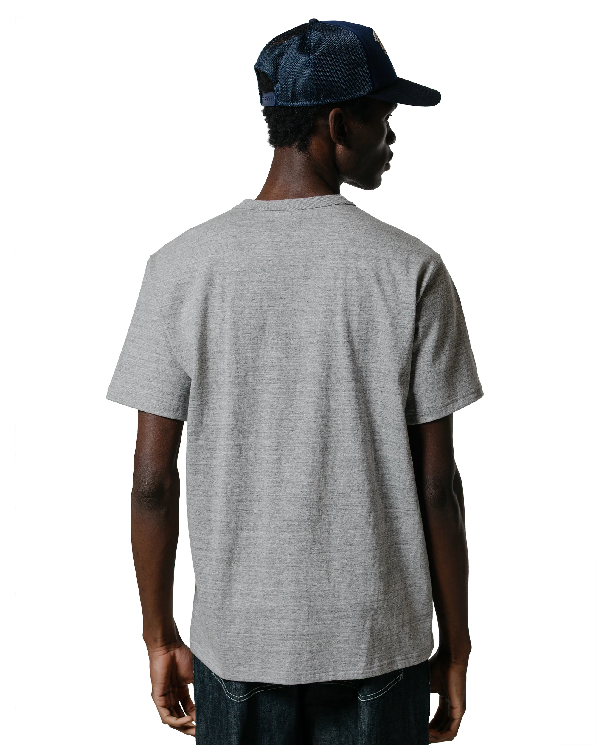 The Real McCoy's MC25011 Military Tee / Army Vs. Navy Gray - Image 3