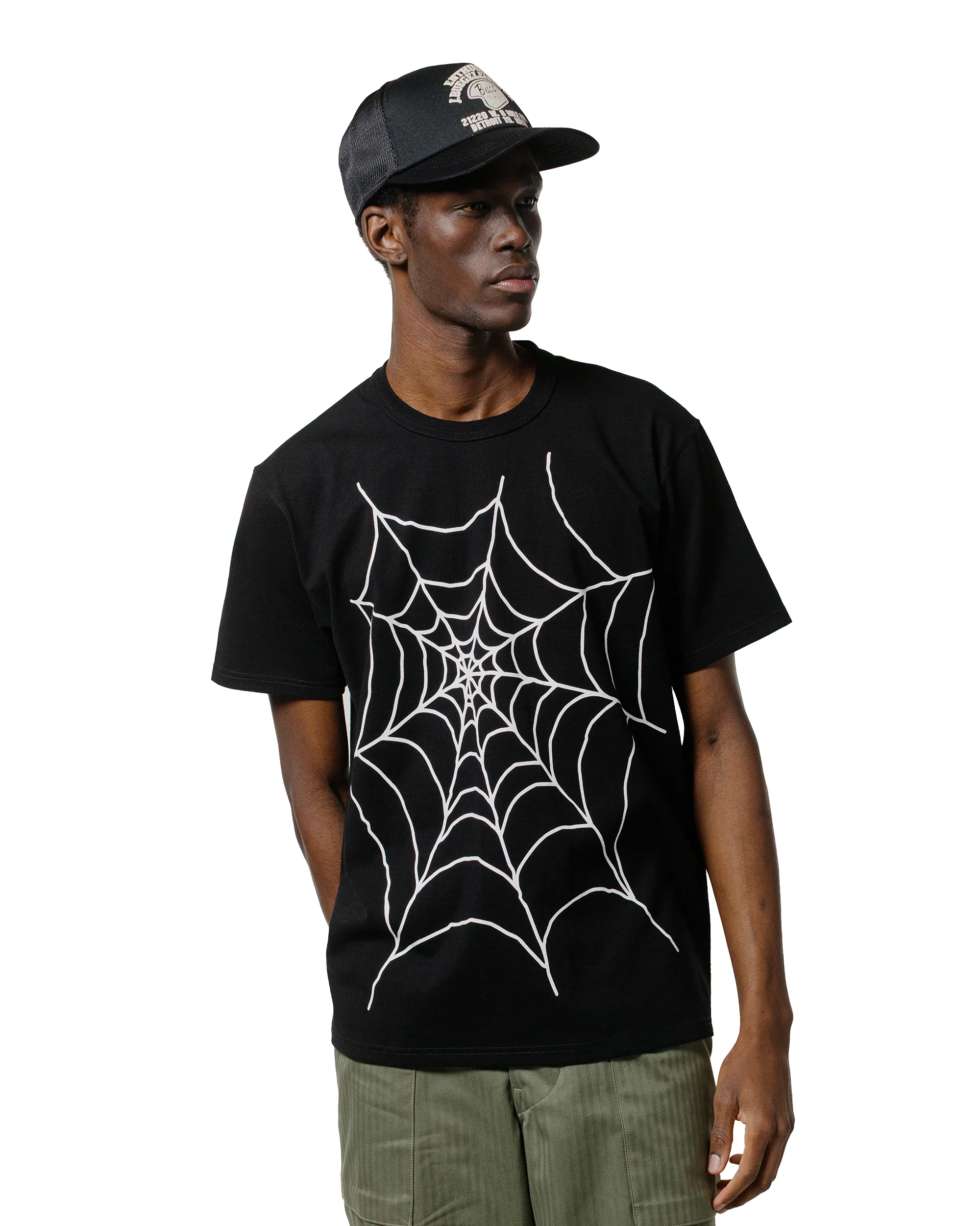 The Real McCoy's MC25018 Joe McCoy Tee / Spider Black - Image 2
