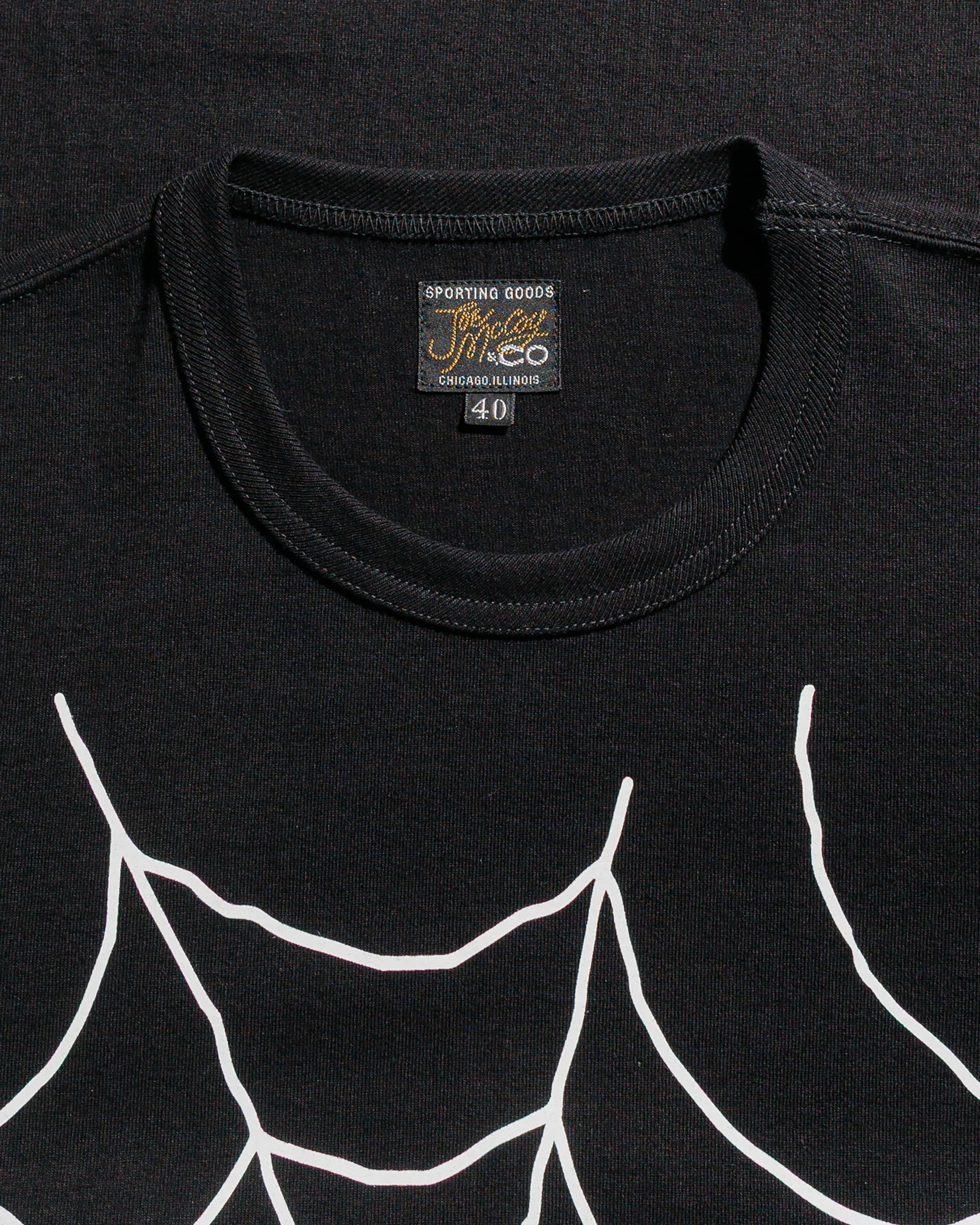 The Real McCoy's MC25018 Joe McCoy Tee / Spider Black - Image 4