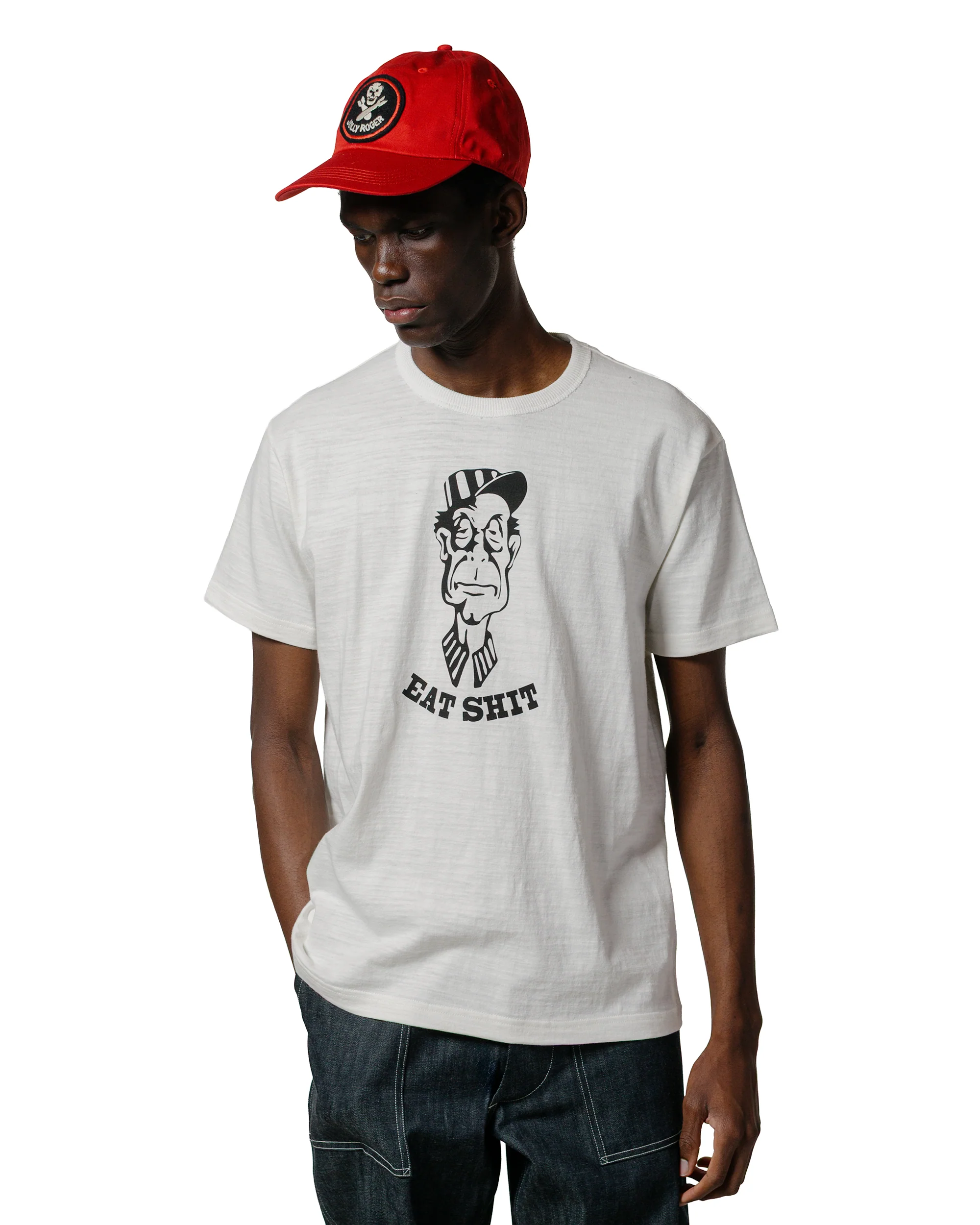 The Real McCoy's MC25022 Athletic T-Shirt / Eat Shit Milk - Image 2
