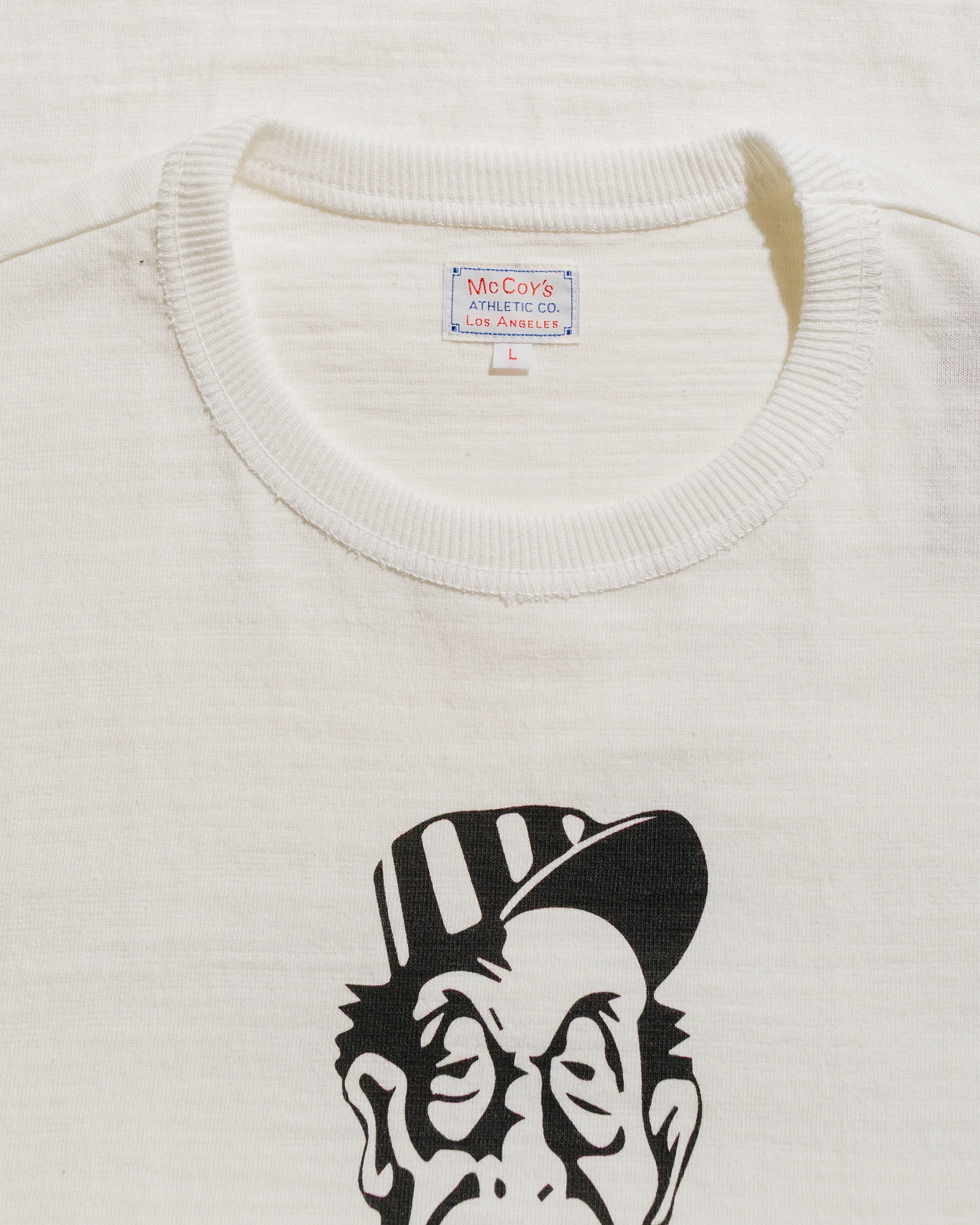 The Real McCoy's MC25022 Athletic T-Shirt / Eat Shit Milk - Image 4