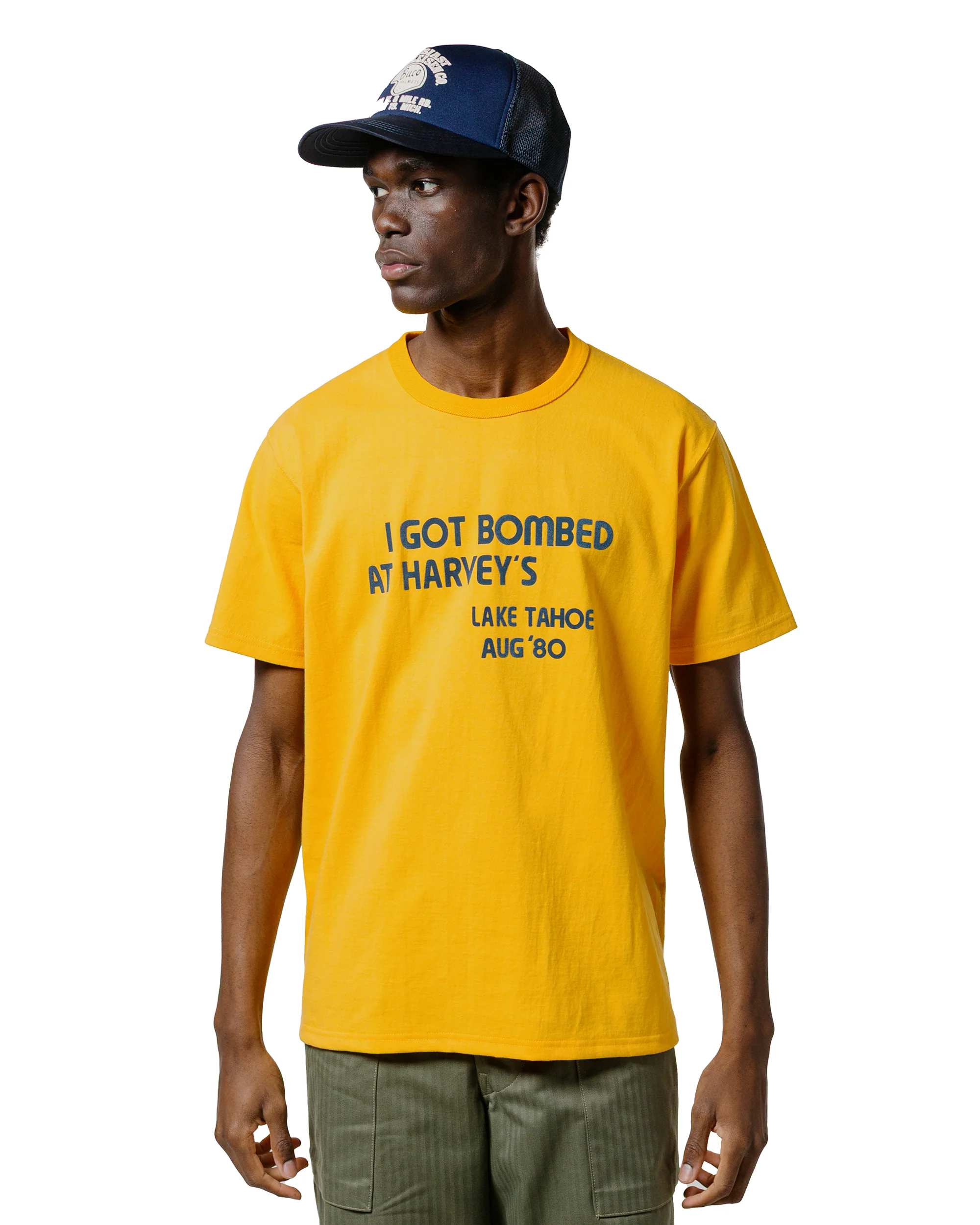 The Real McCoy's MC25024 Joe McCoy Tee / I Got Bombed Yellow - Image 2