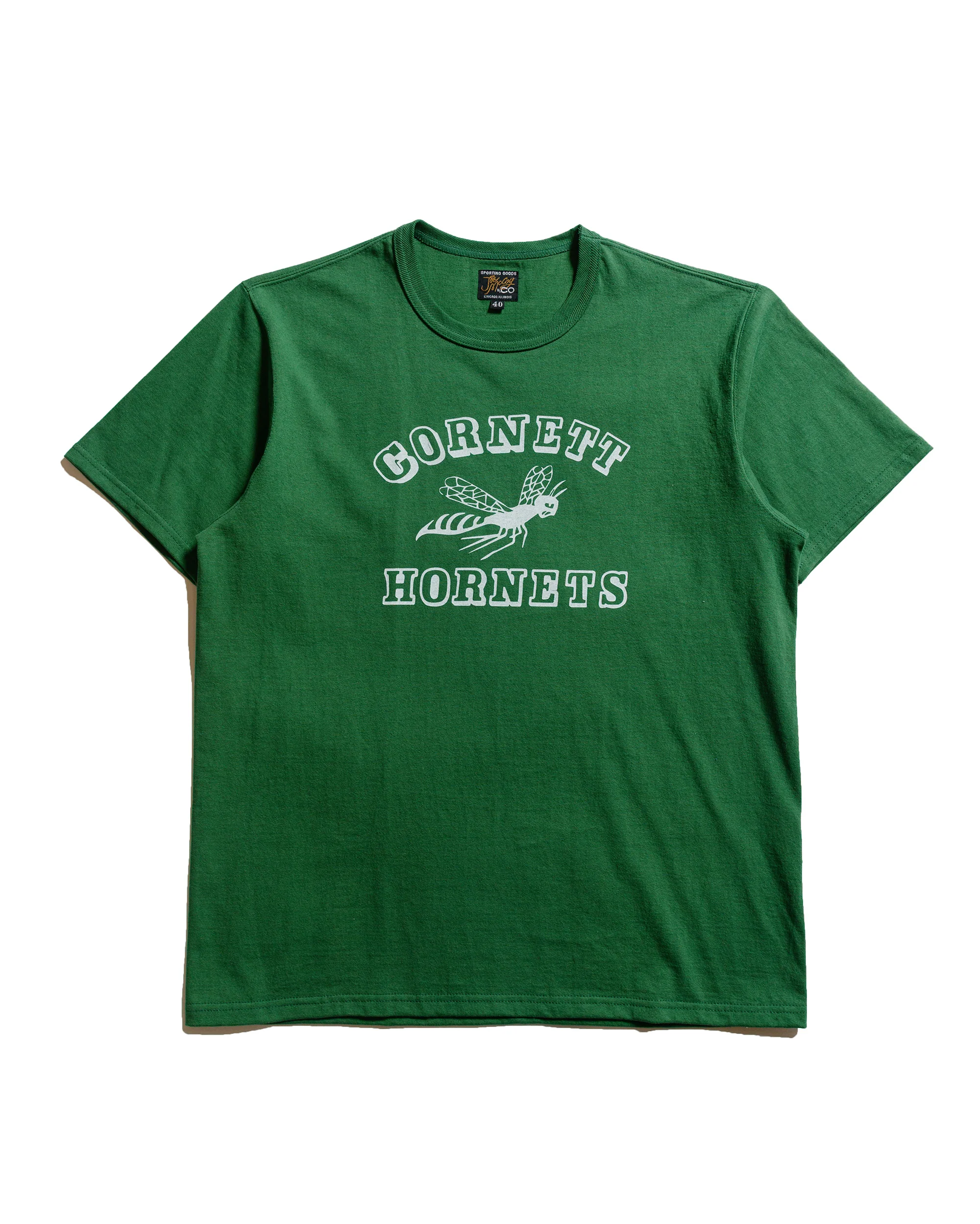 The Real McCoy's MC25025 Joe McCoy Tee / Hornets Green