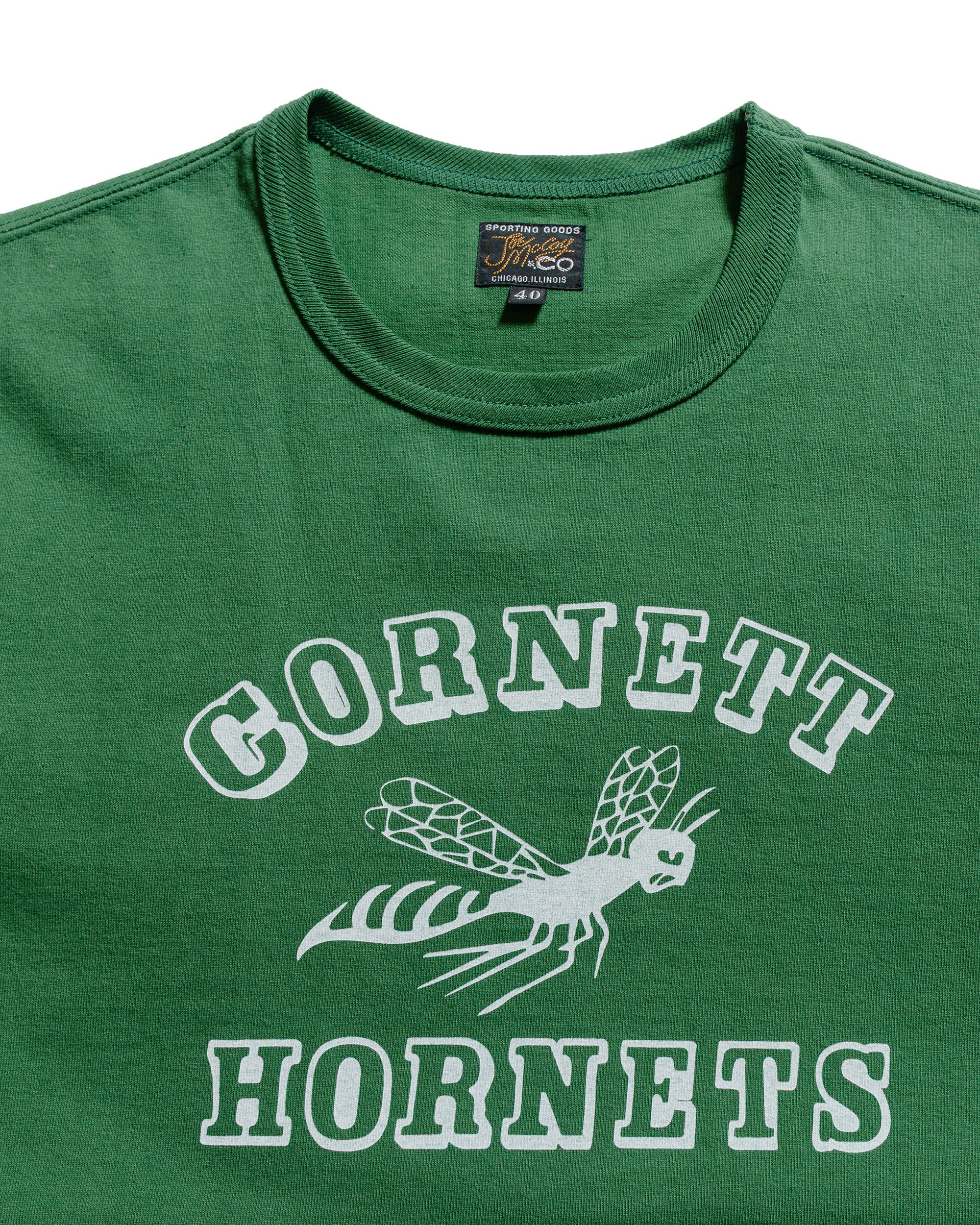 The Real McCoy's MC25025 Joe McCoy Tee / Hornets Green - Image 4