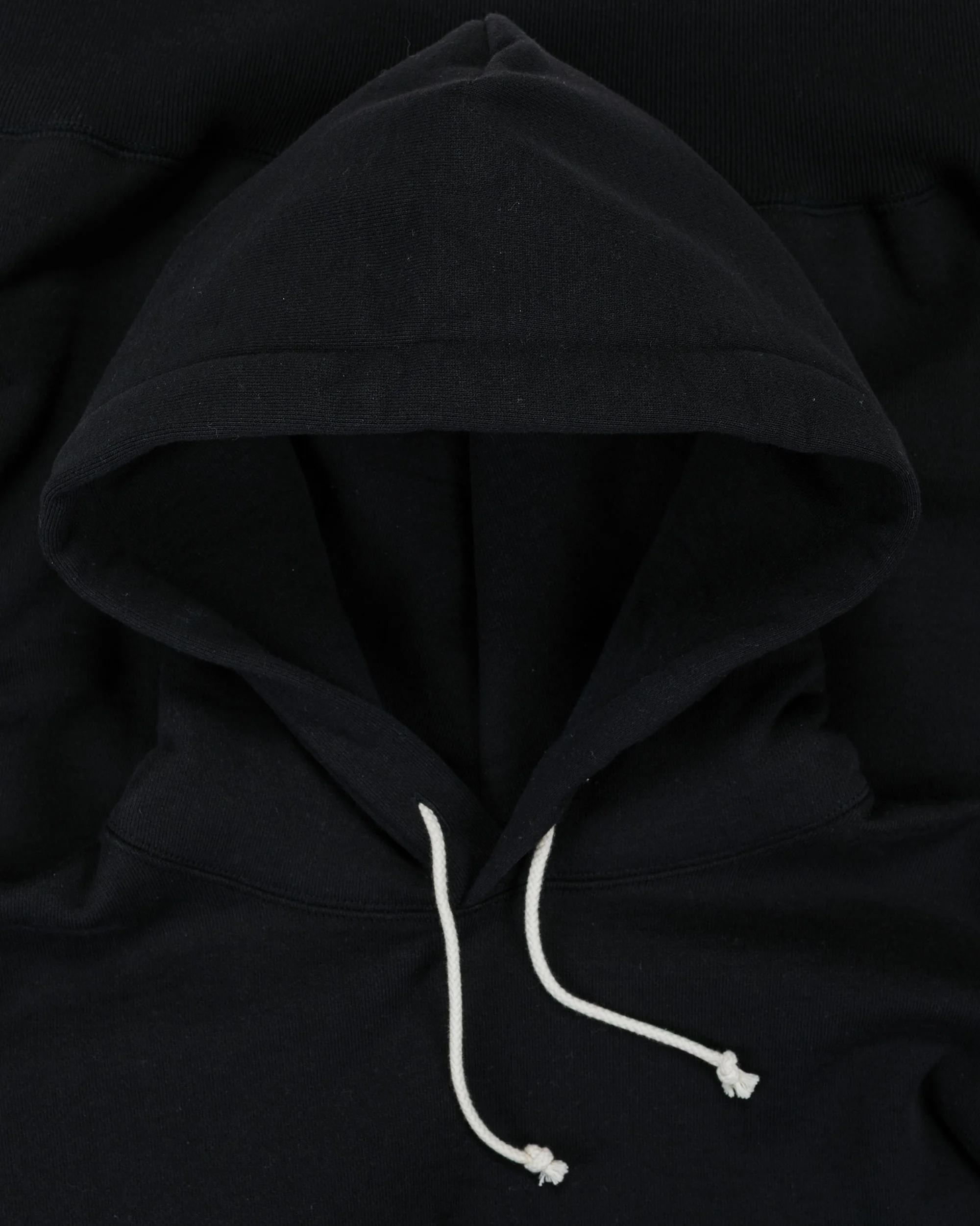The Real McCoy's MC25105 12oz. Ball Park Hooded Sweatshirt Black - Image 4