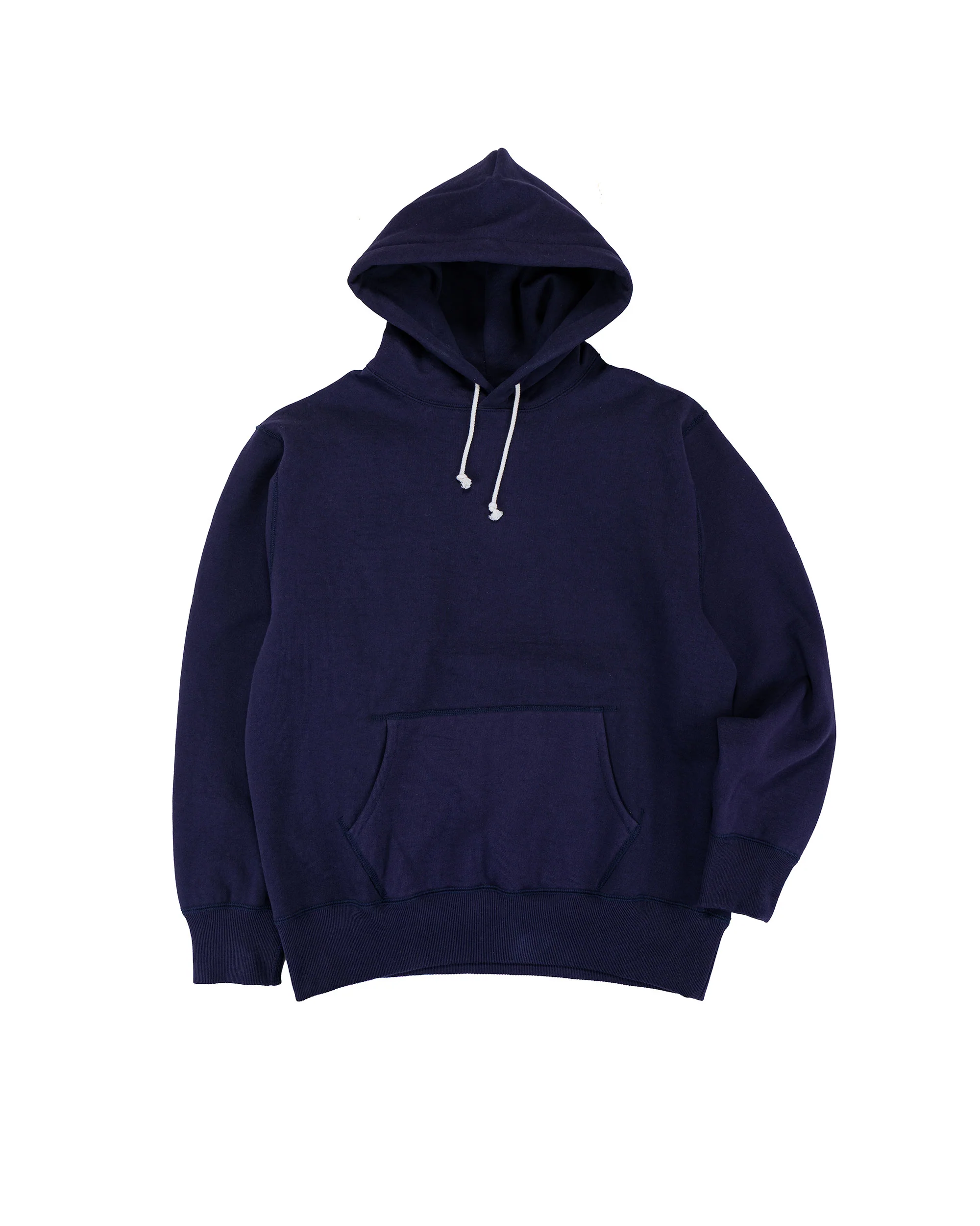 The Real McCoy's MC25105 12oz. Ball Park Hooded Sweatshirt L.Navy