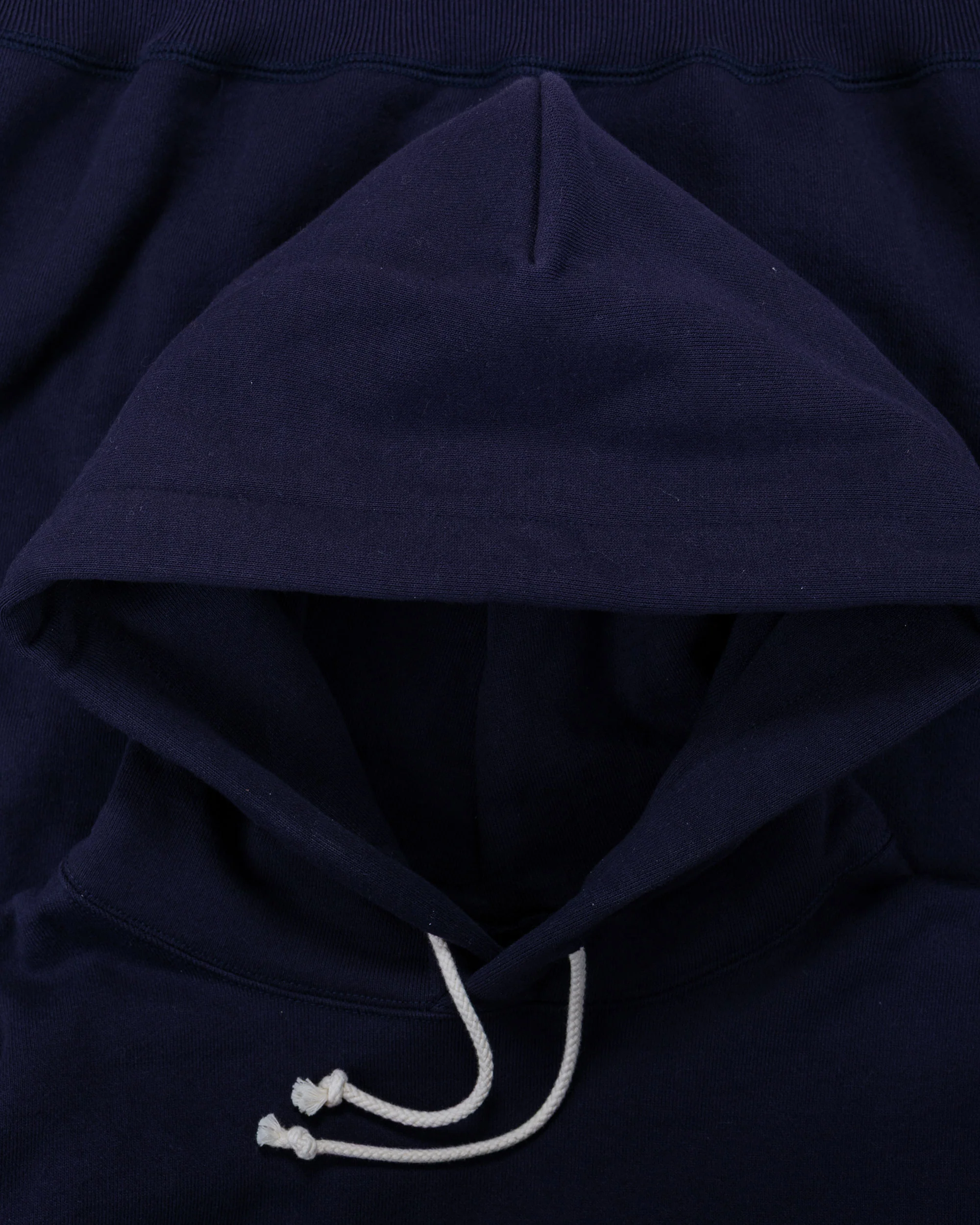 The Real McCoy's MC25105 12oz. Ball Park Hooded Sweatshirt L.Navy - Image 5