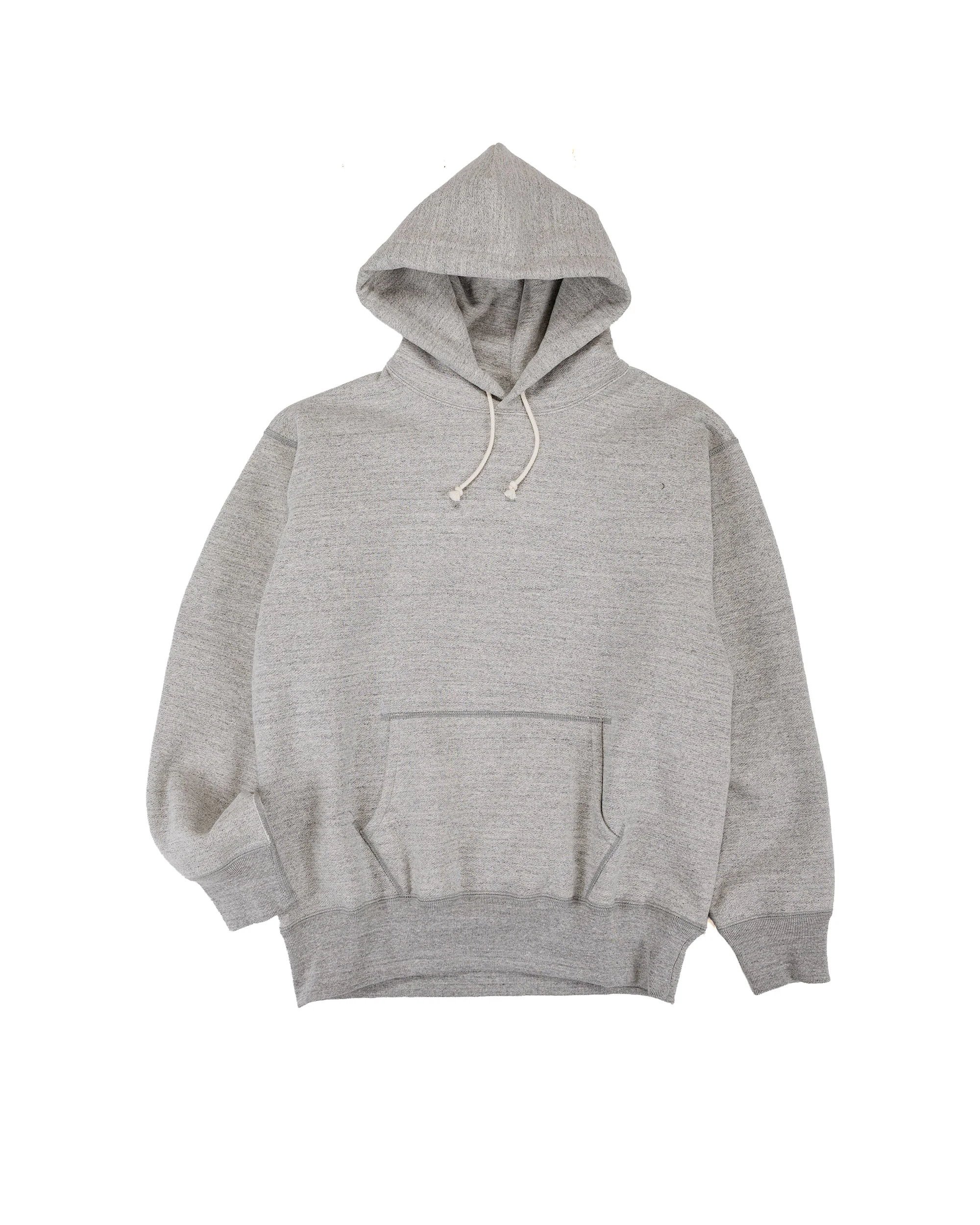 The Real McCoy's MC25105 12oz. Ball Park Hooded Sweatshirt Medium Grey