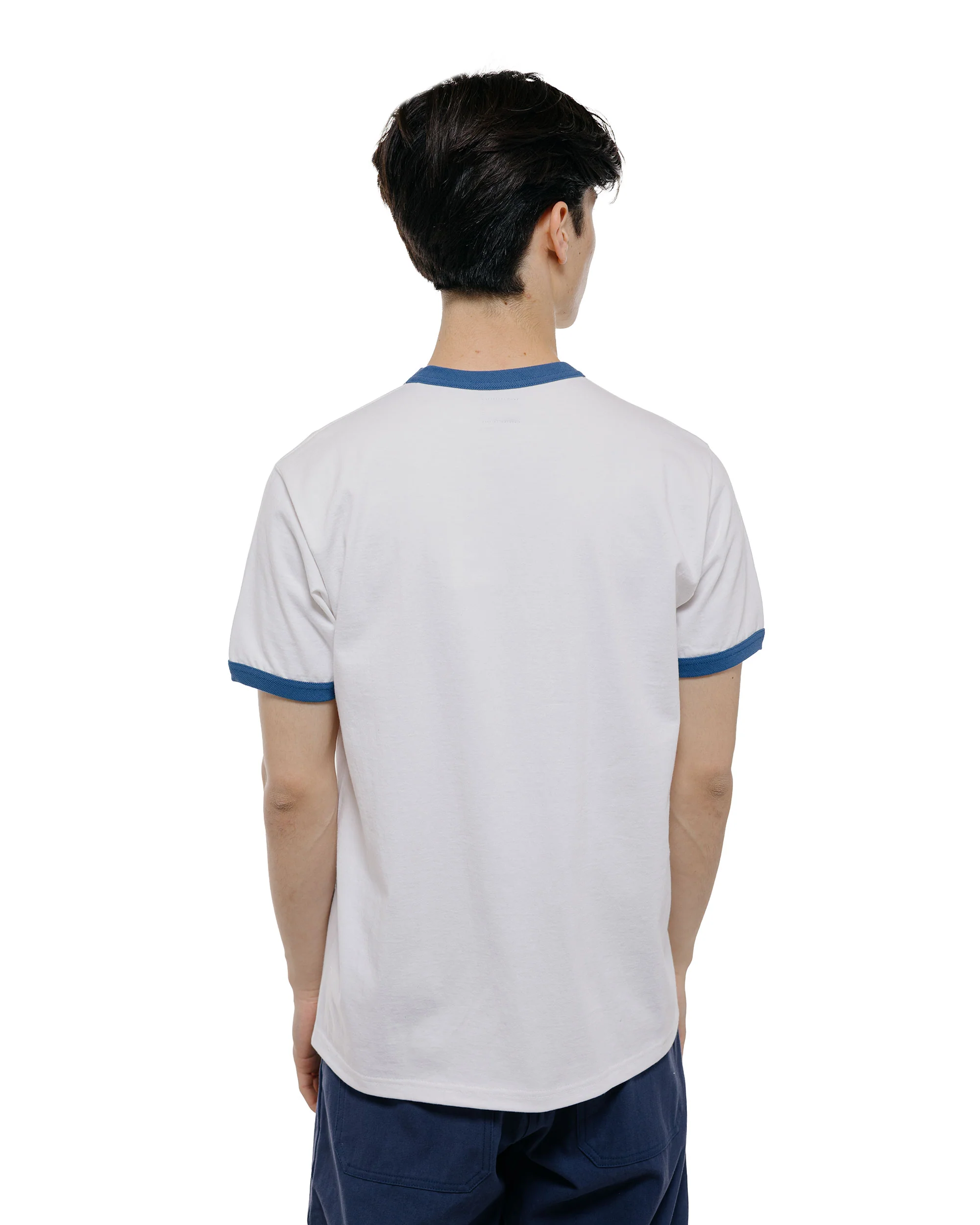 The Real McCoy's MC26012 Military Tee / Keep Em' Flying White/Blue - Image 3
