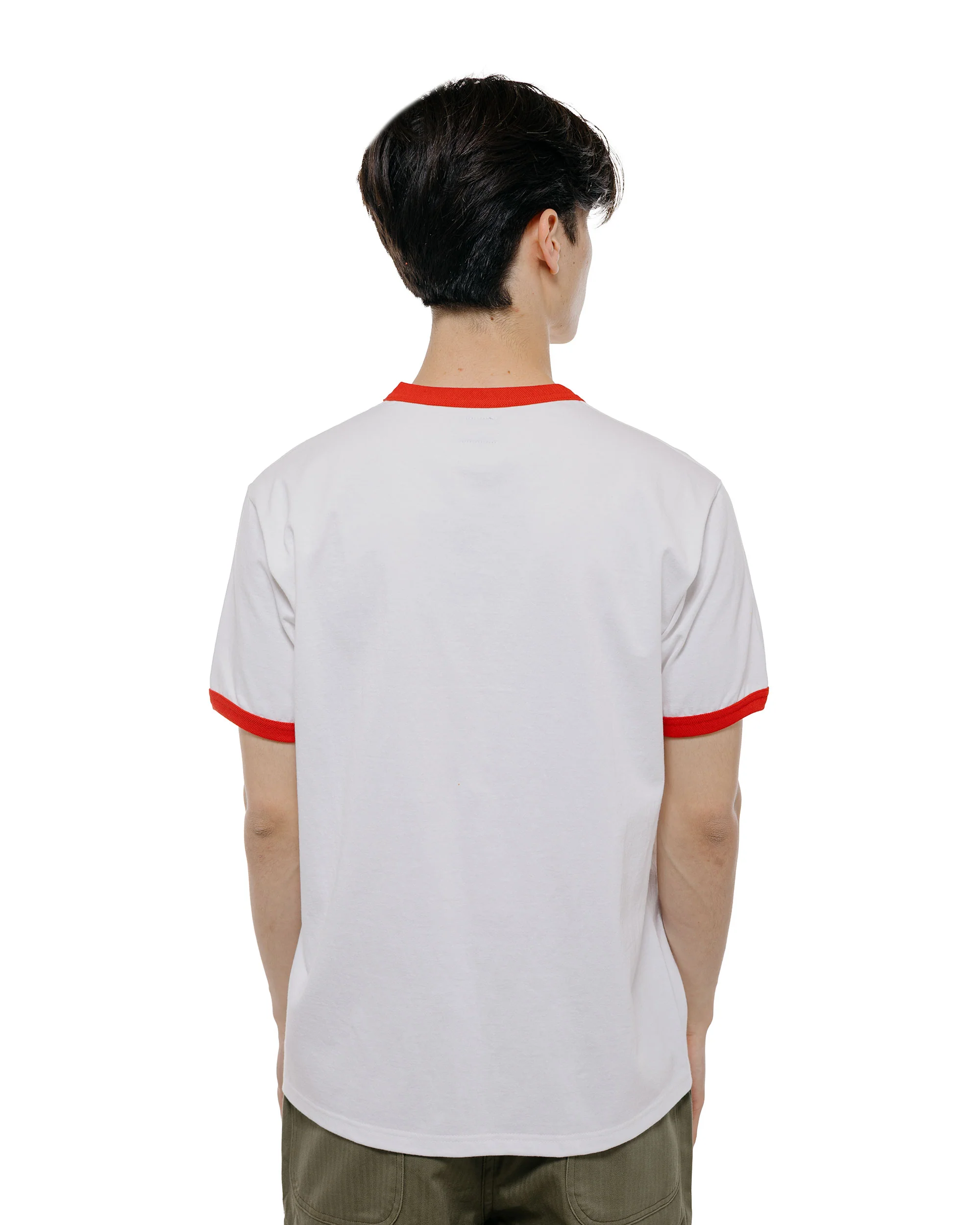 The Real McCoy's MC26012 Military Tee / Keep Em' Flying White/Red - Image 3
