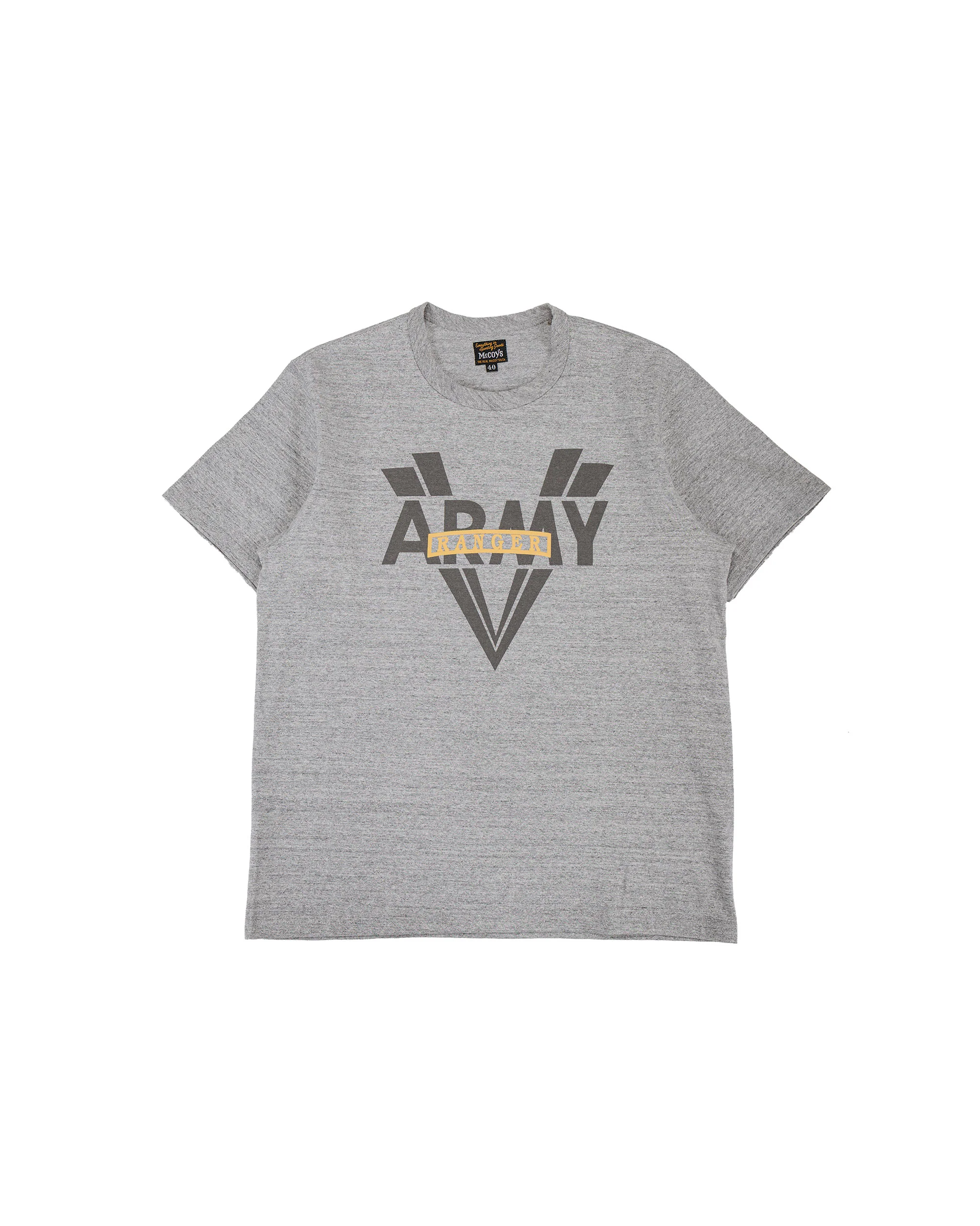 The Real McCoy's MC26017 Military Tee / Army, Ranger Grey