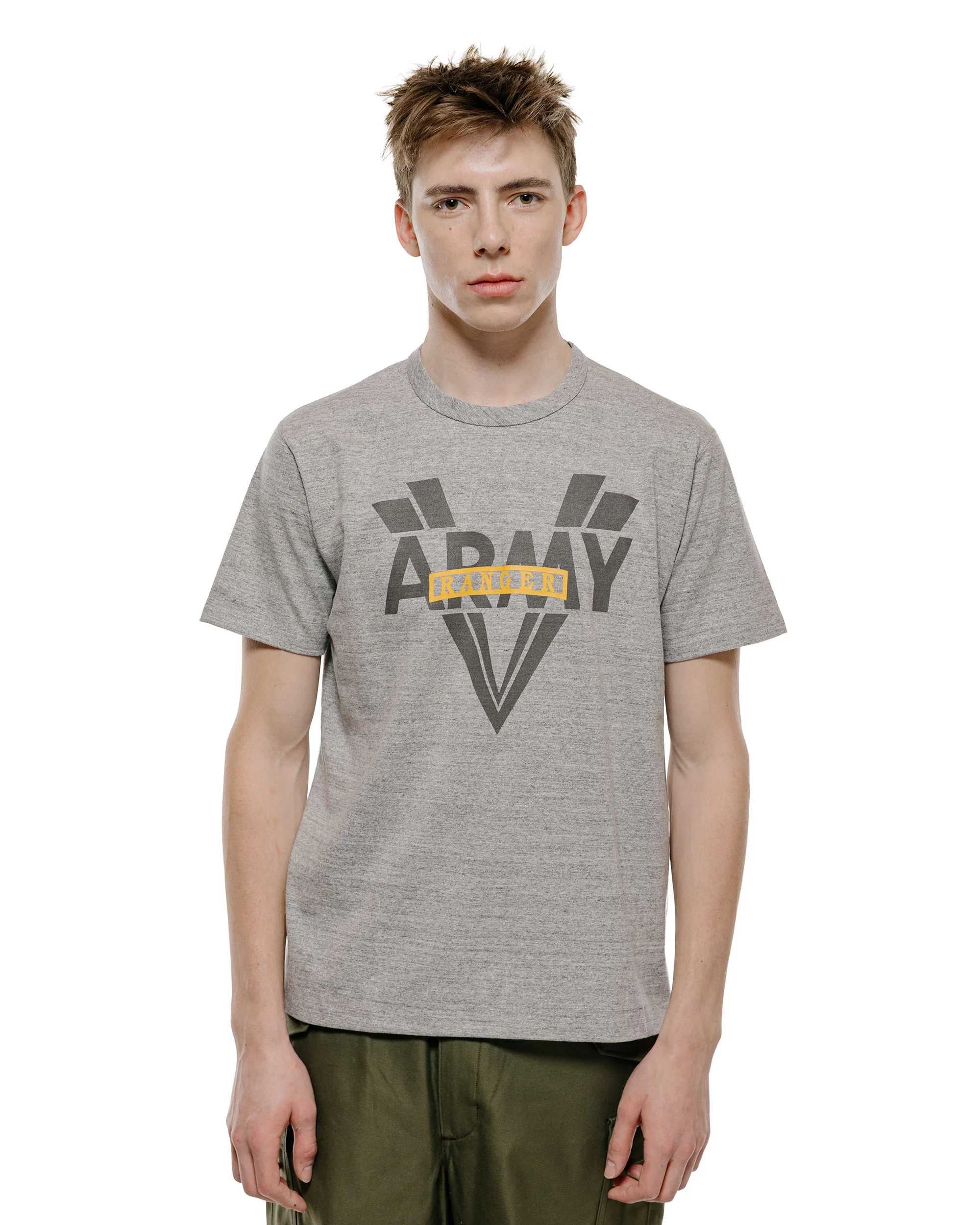 The Real McCoy's MC26017 Military Tee / Army, Ranger Grey - Image 2