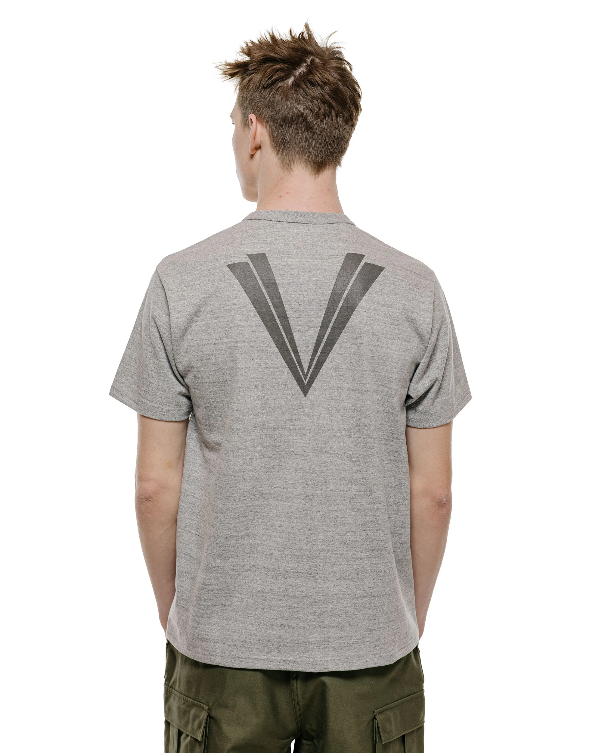 The Real McCoy's MC26017 Military Tee / Army, Ranger Grey - Image 3