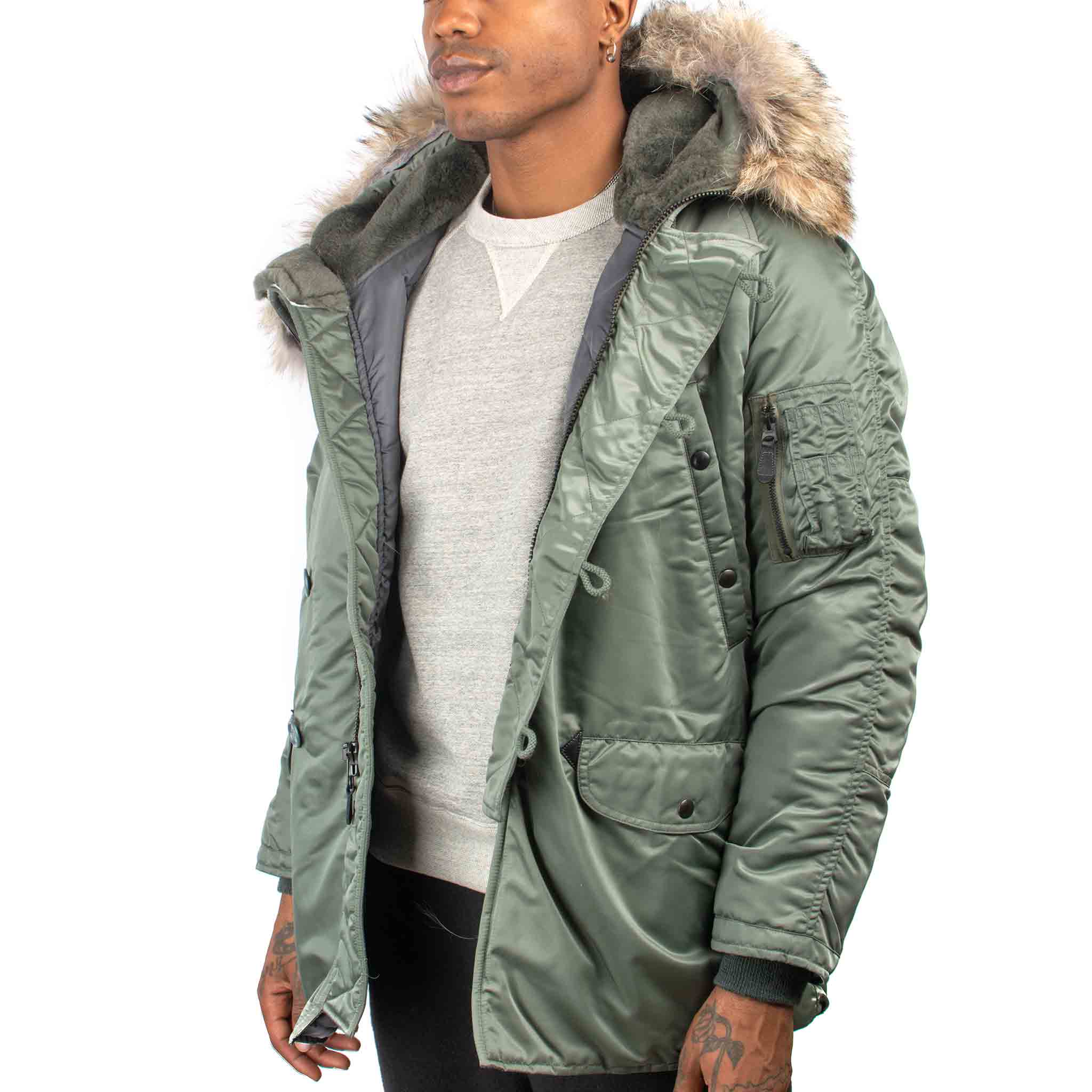 The Real McCoy's MJ17117 Type N-3B Real McCoy MFG Co. Olive - Image 4