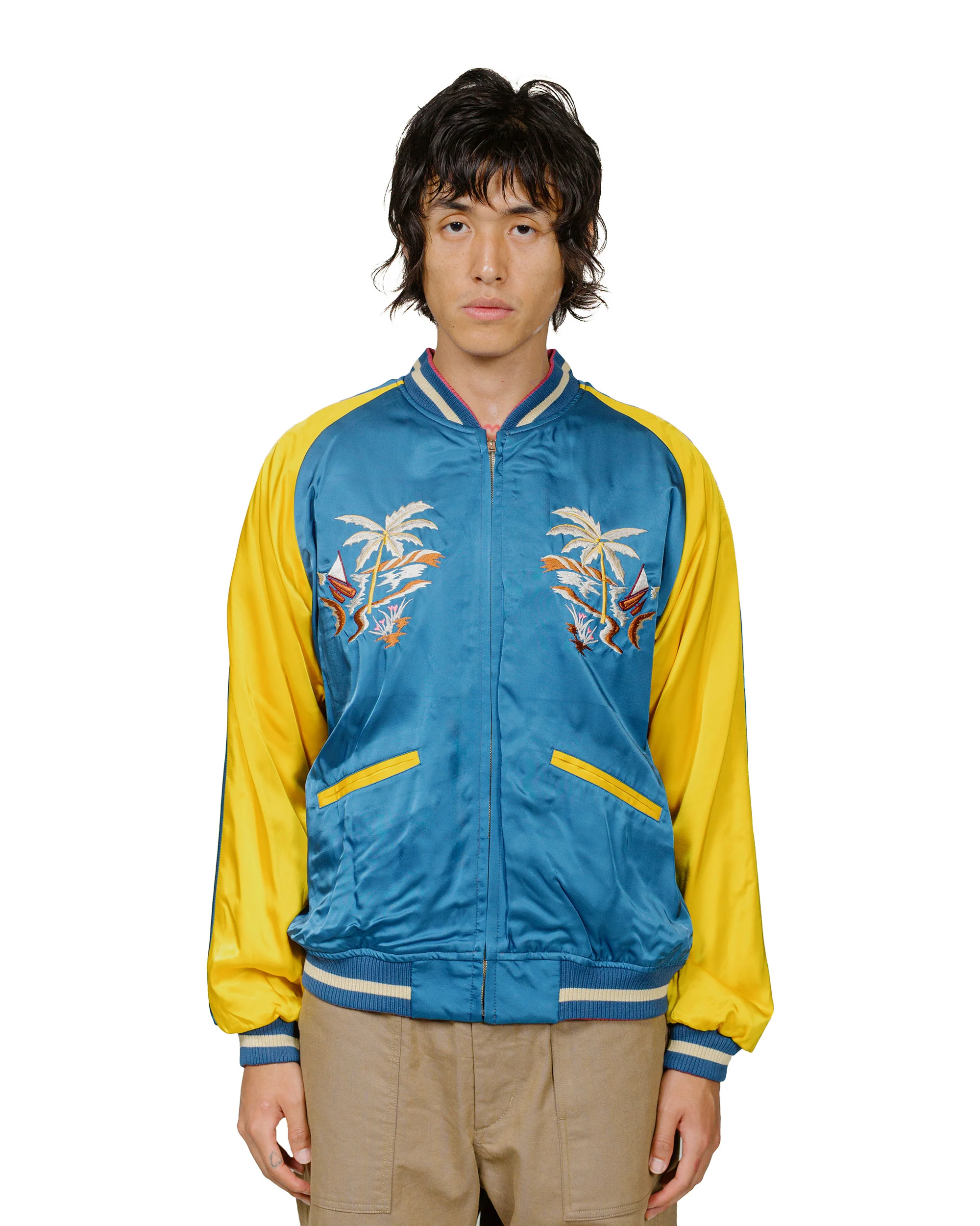 The Real McCoy's MJ20026 Suka Jacket / Philippines Red/Blue - Image 2