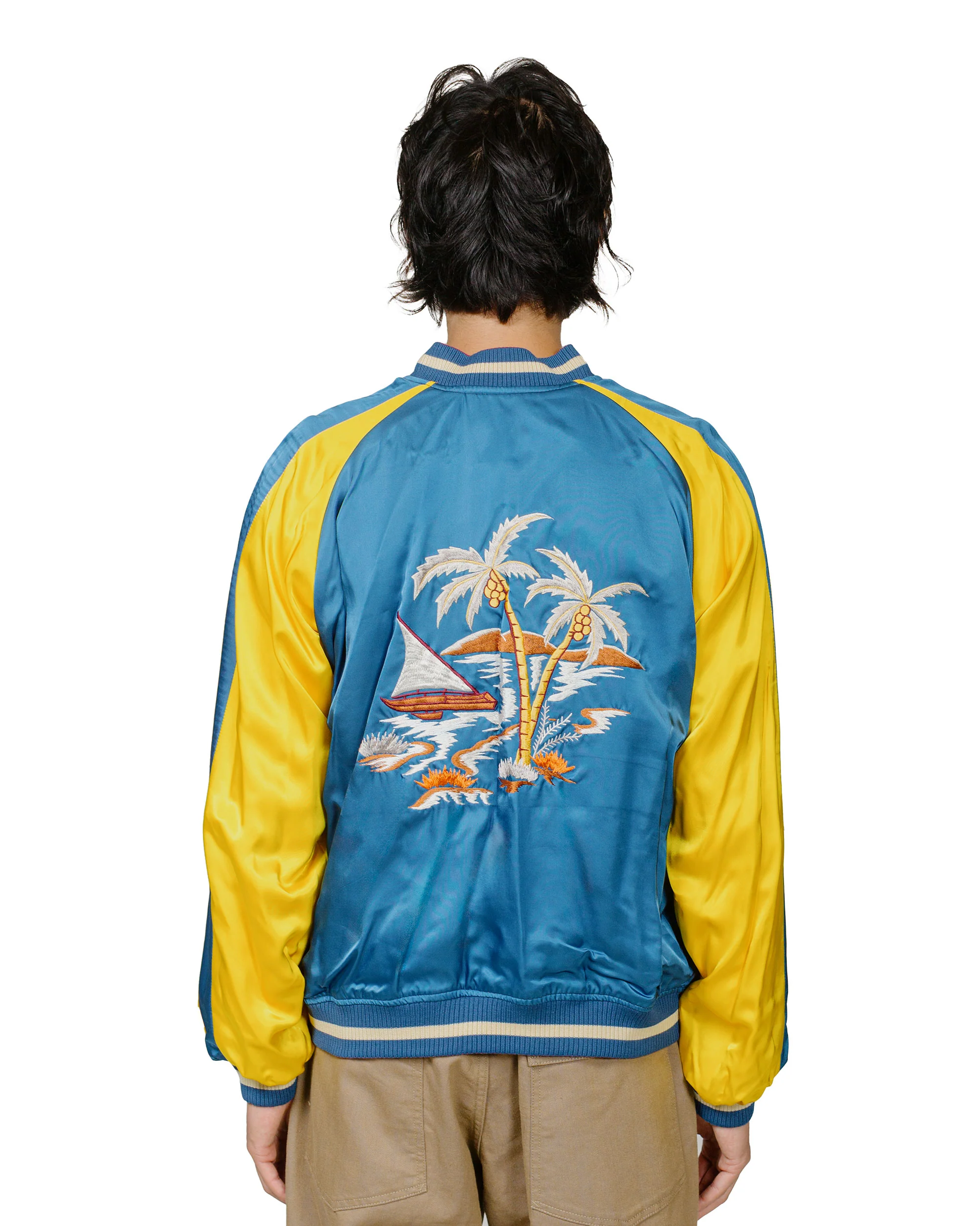 The Real McCoy's MJ20026 Suka Jacket / Philippines Red/Blue - Image 3