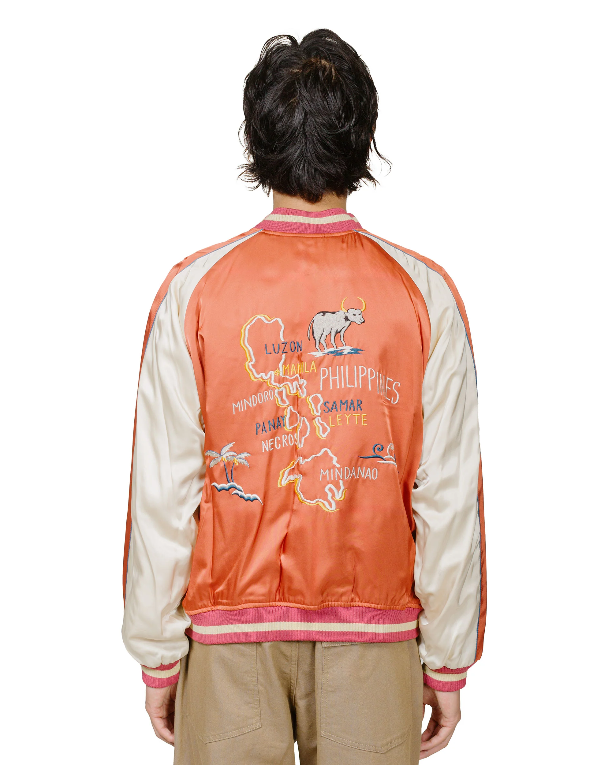 The Real McCoy's MJ20026 Suka Jacket / Philippines Red/Blue - Image 5