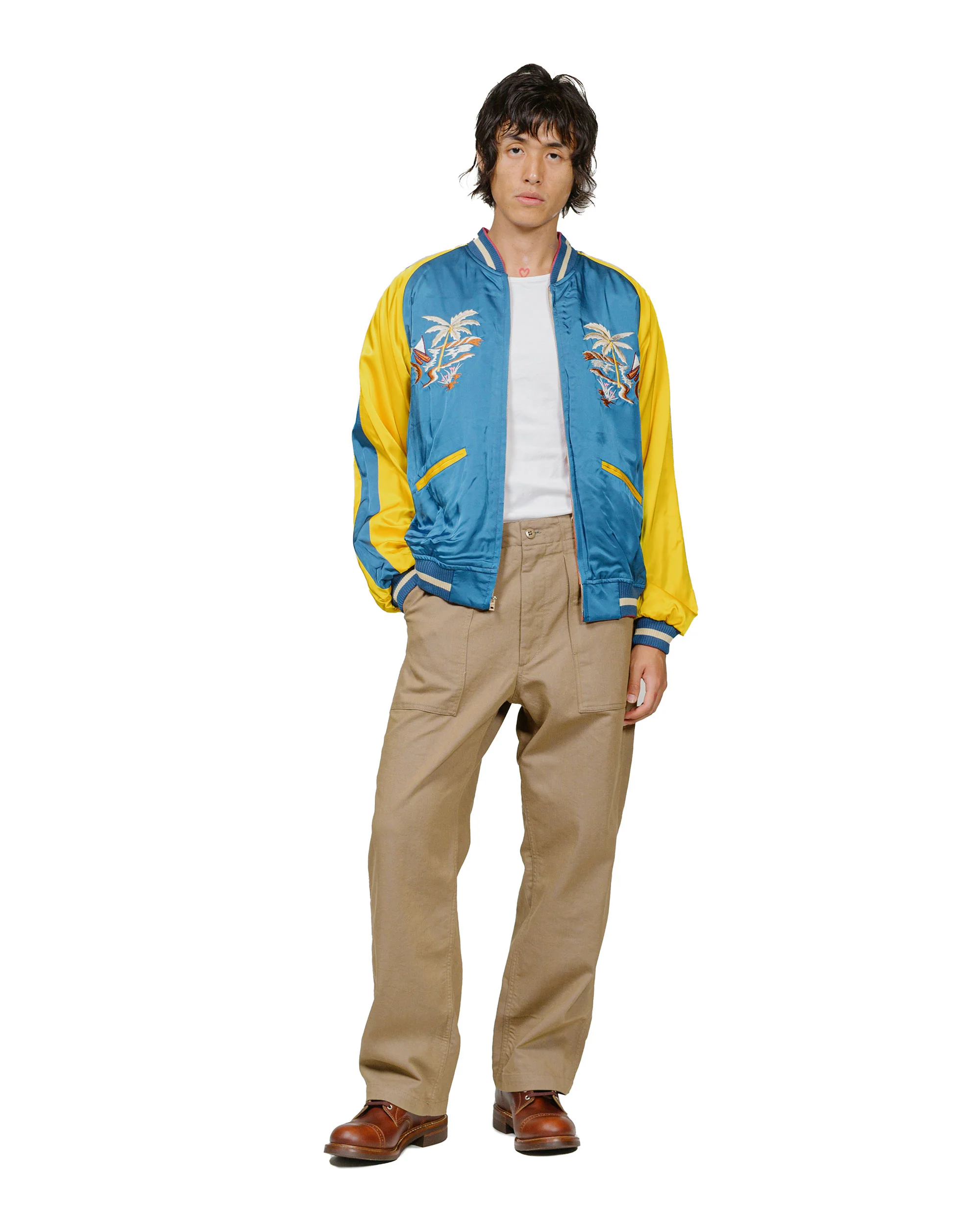 The Real McCoy's MJ20026 Suka Jacket / Philippines Red/Blue - Image 6